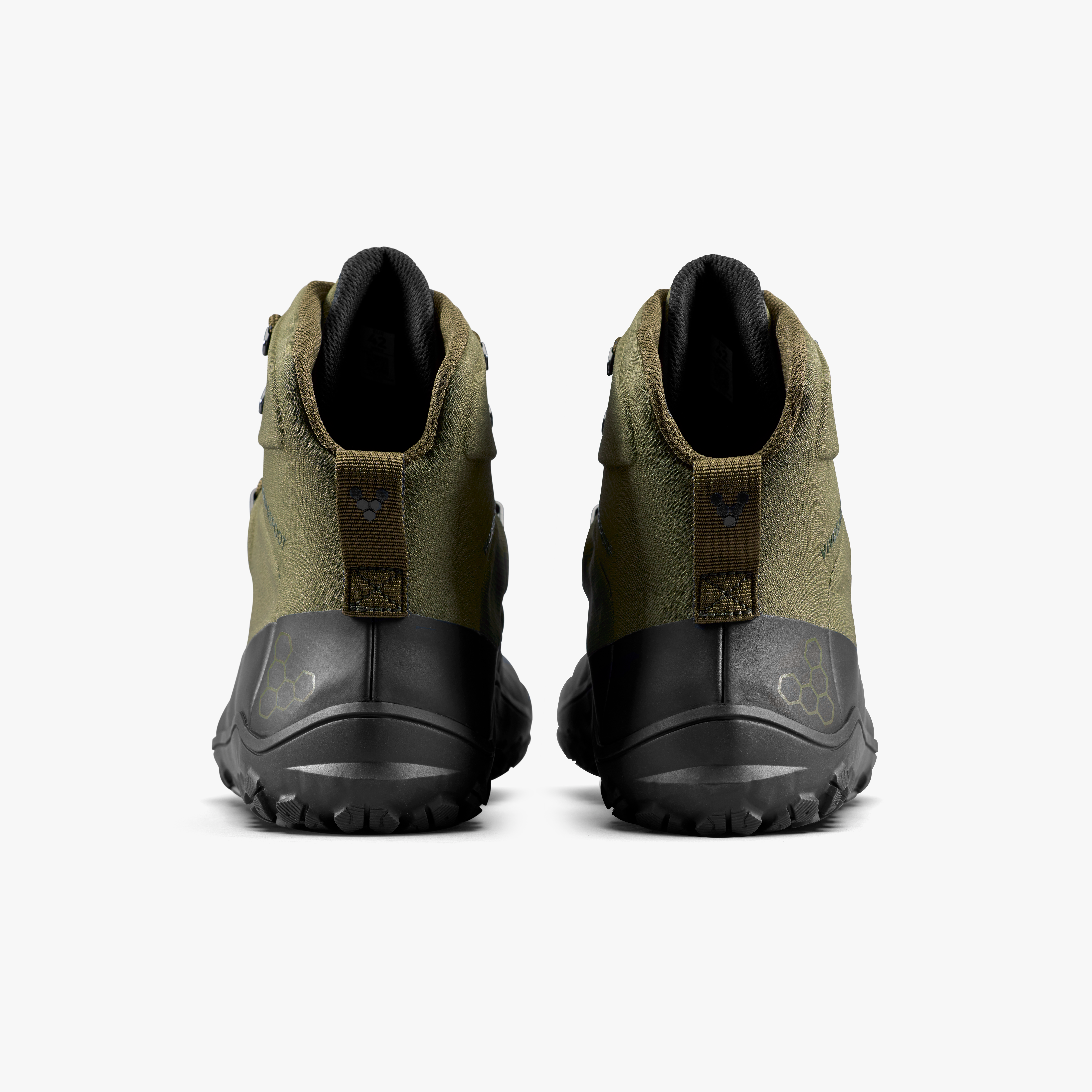 Vivobarefoot Tracker Textile AT II Mens Dark Olive, set bagfra