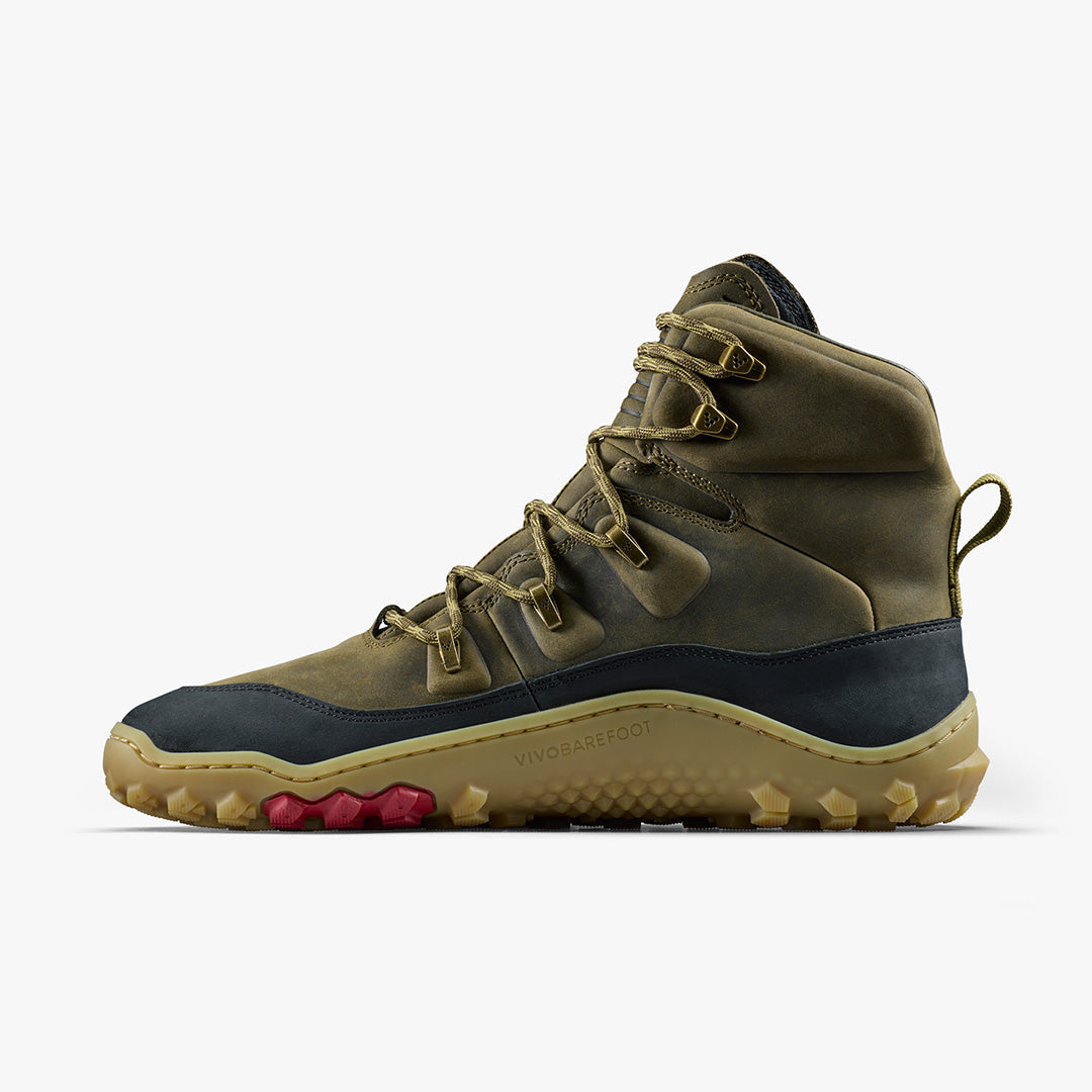 Vivobarefoot Tracker Leather AT II Mens – Olive