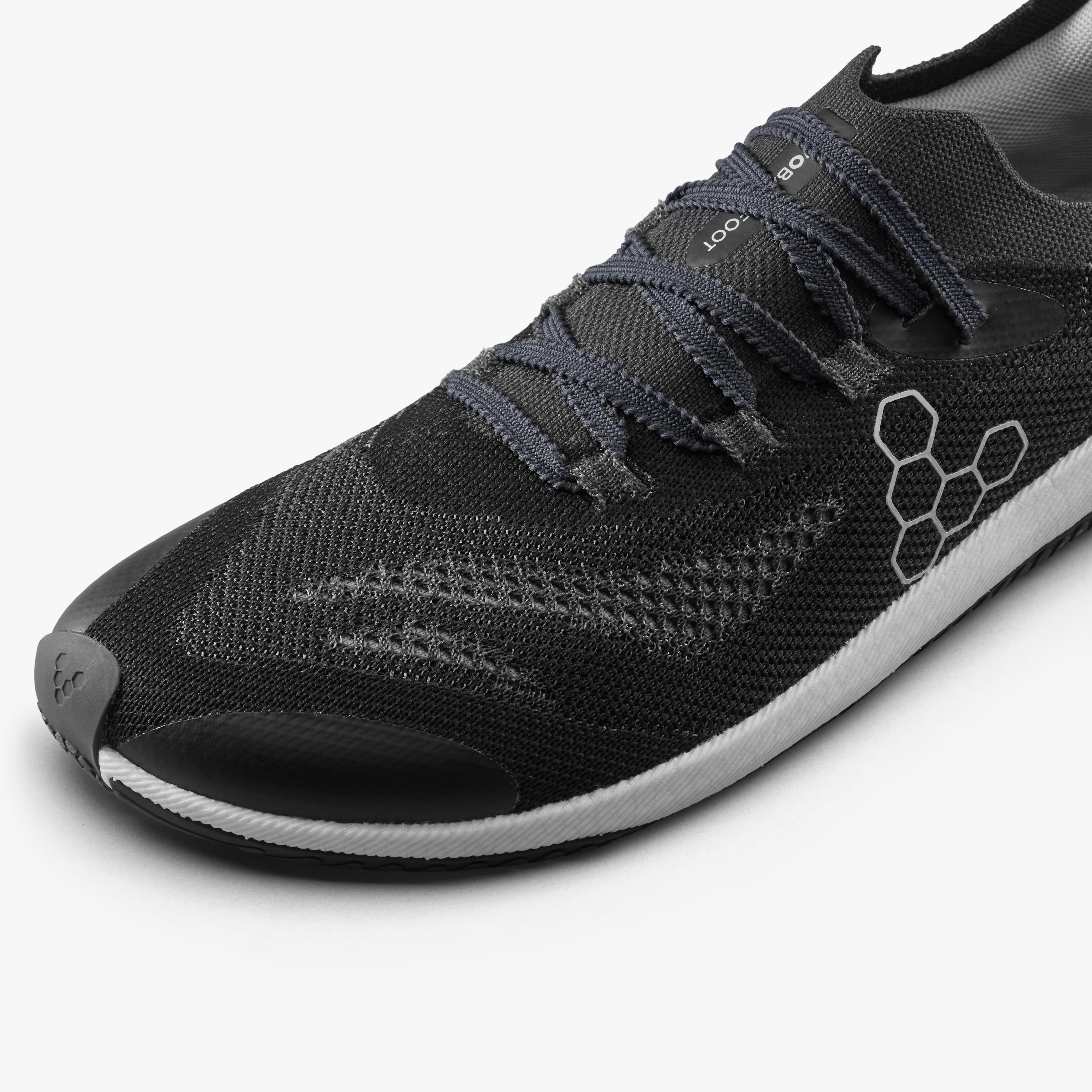 Vivobarefoot Primus Flow Knit Mens – Eclipse – Closeup1