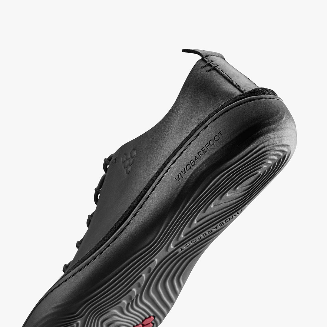 Vivobarefoot Sensus Moc Lace Up Leather Mens – Obsidian