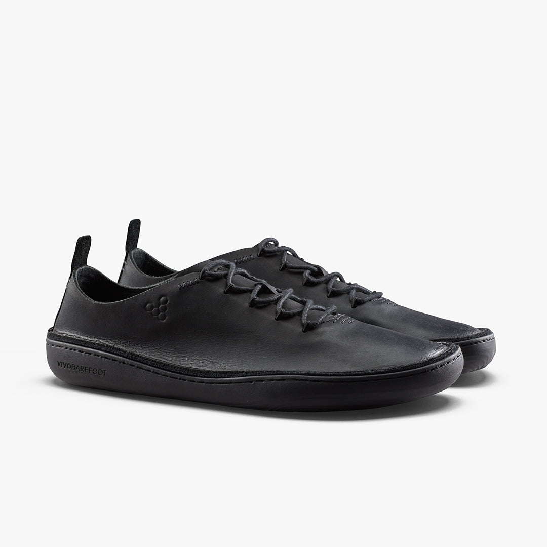 Vivobarefoot Sensus Moc Lace Up Leather Mens – Obsidian