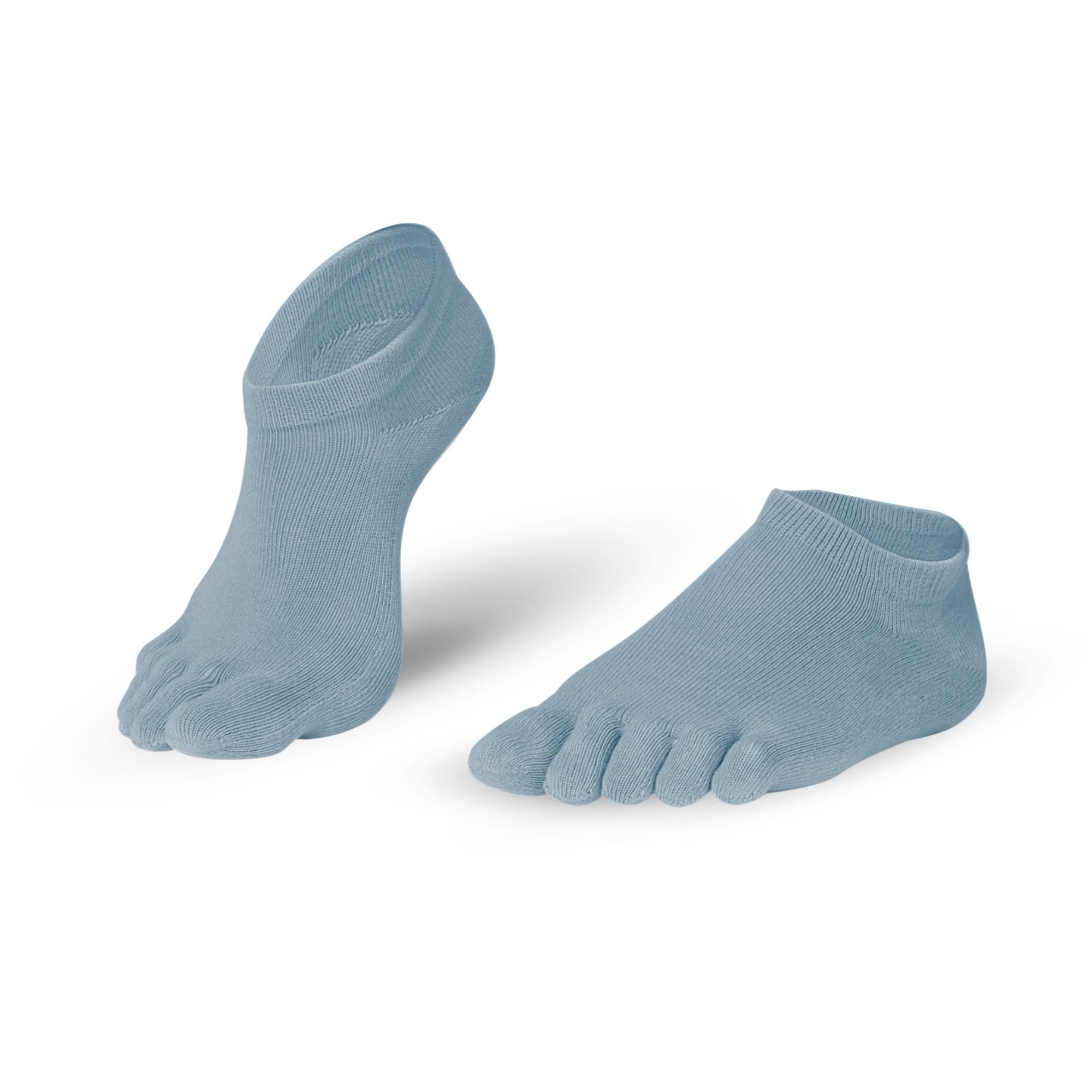 Knitido Essentials – Sneaker Toe Socks – Blue Grey