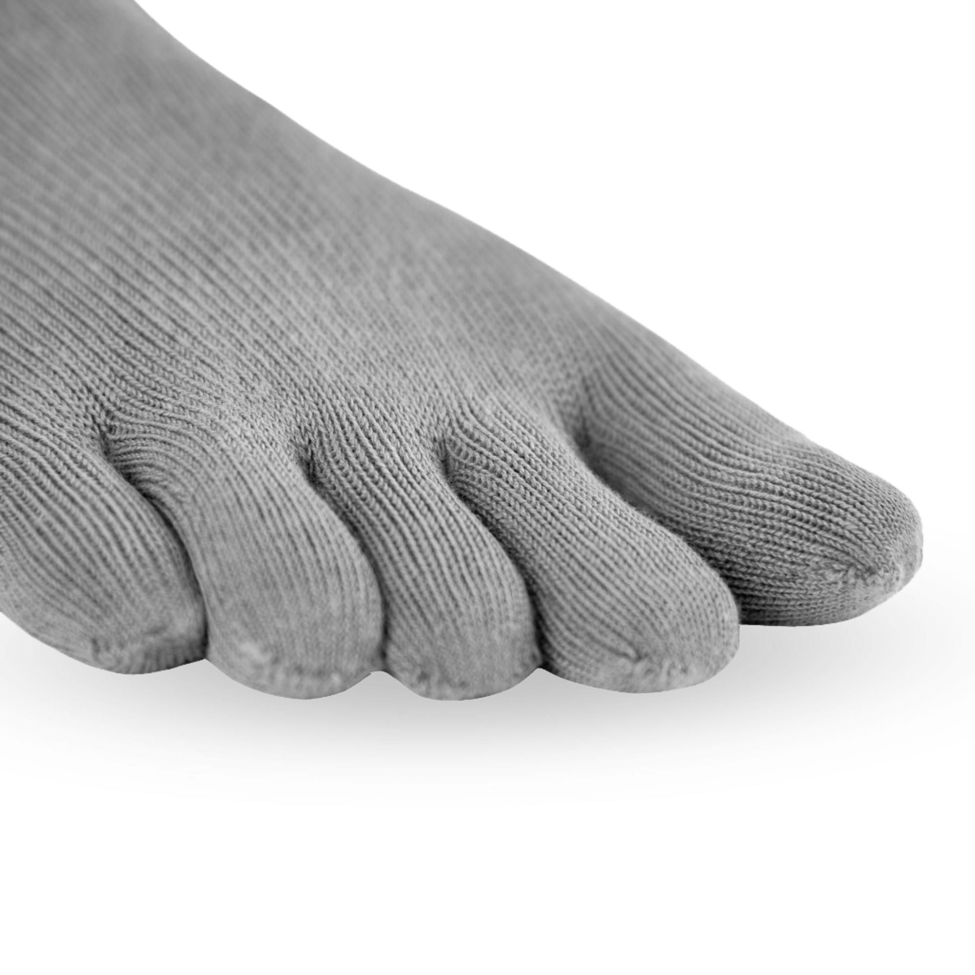 Knitido Dott. Foot Silver Protect Midi - Calzini con punta alla caviglia - Grigio chiaro 