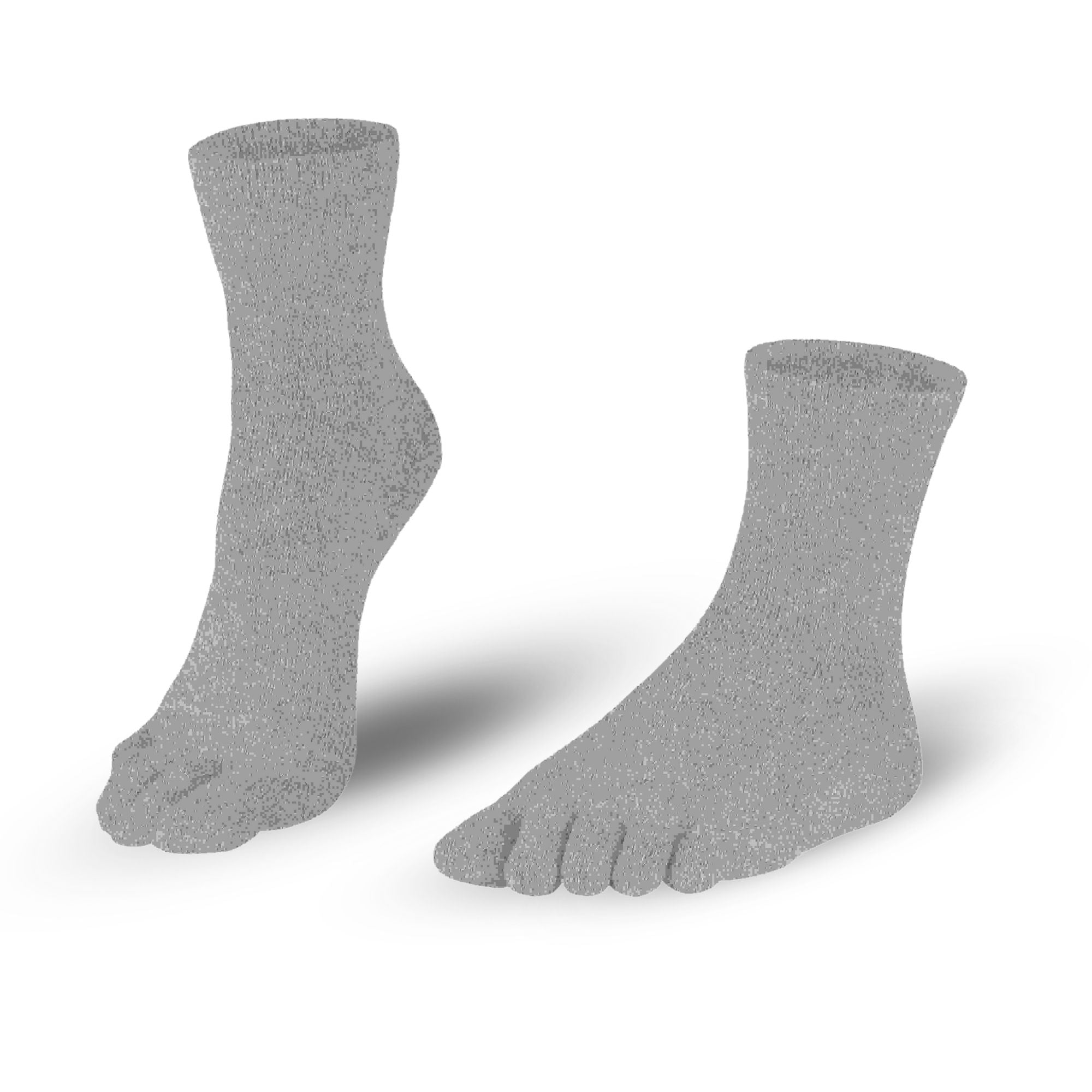 Knitido Dott. Foot Silver Protect Midi - Calzini con punta alla caviglia - Grigio chiaro 