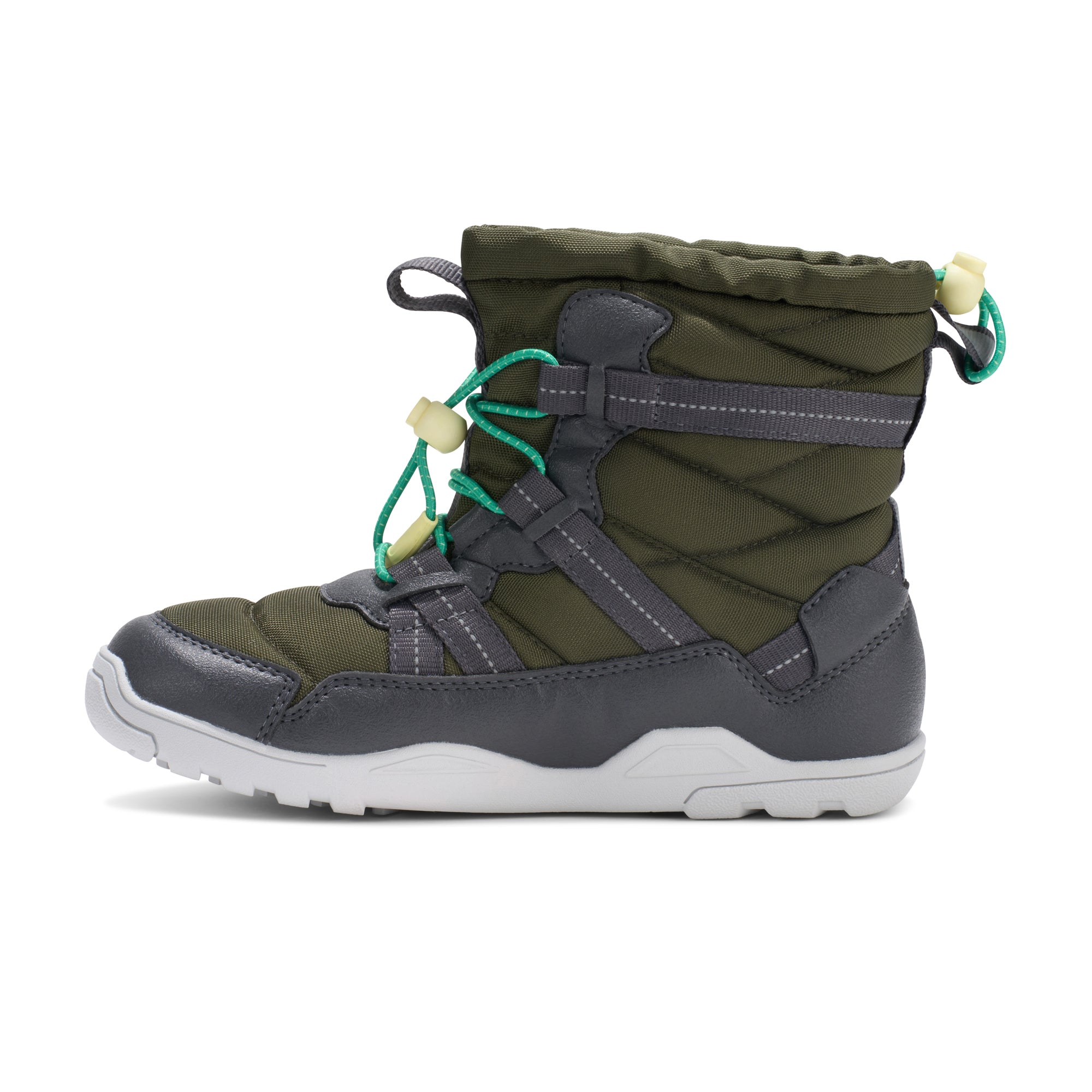 Xero Shoes Alpine Pull On Little Kids – Army-Green