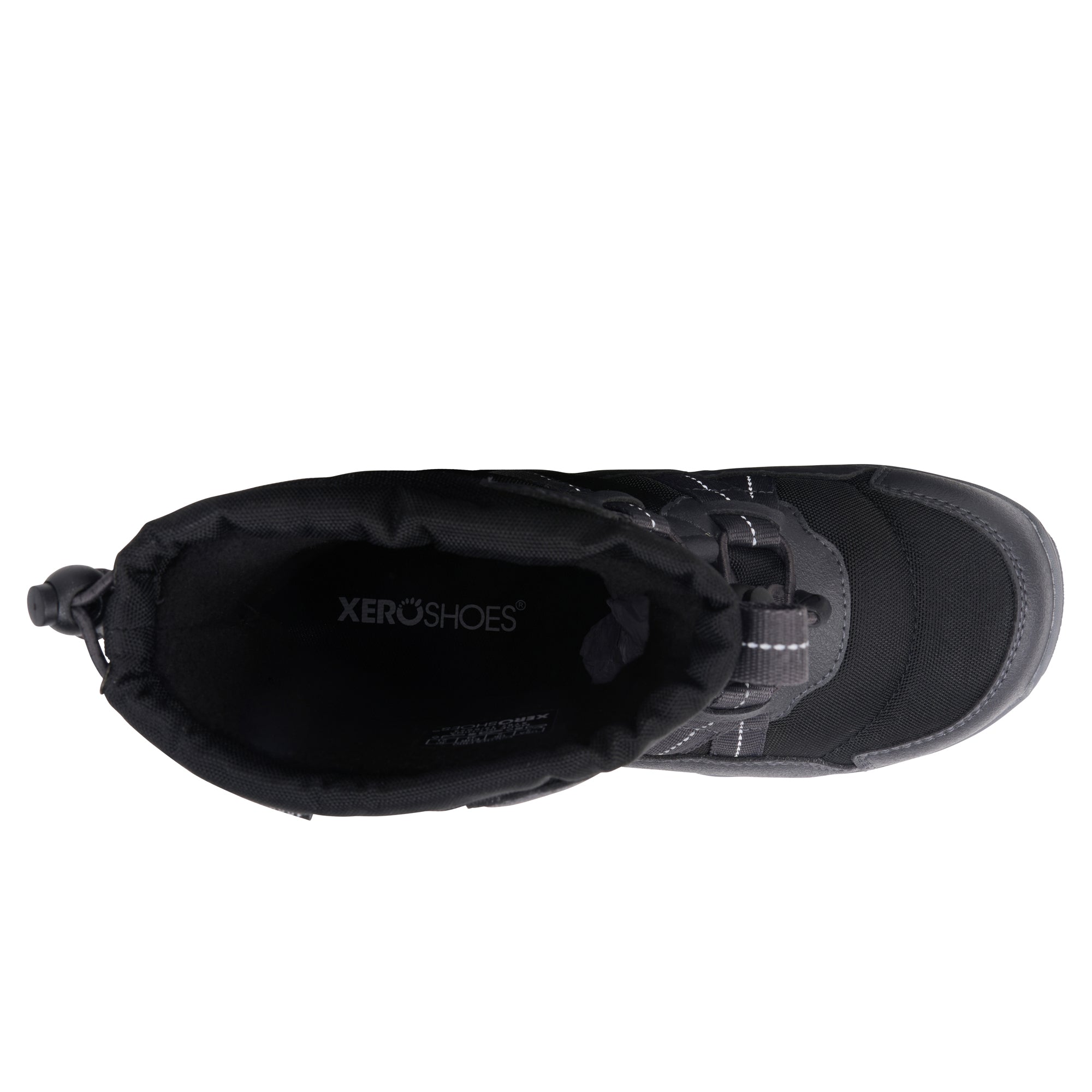 Xero Shoes Alpine Pull On Big Kids – Black