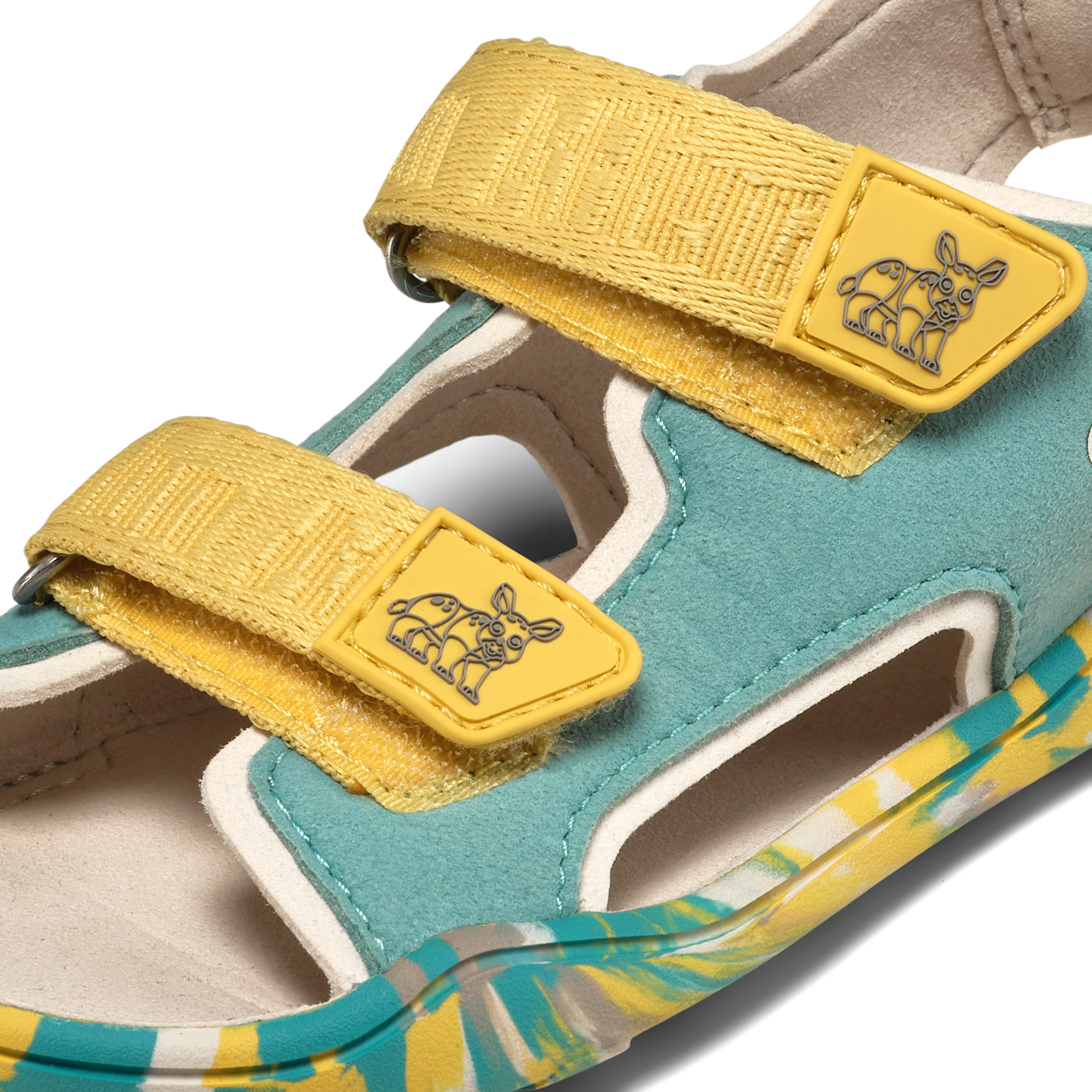 Affenzahn Sandal Vegan Airy barfodssko til børn i farven Rhino, detalje