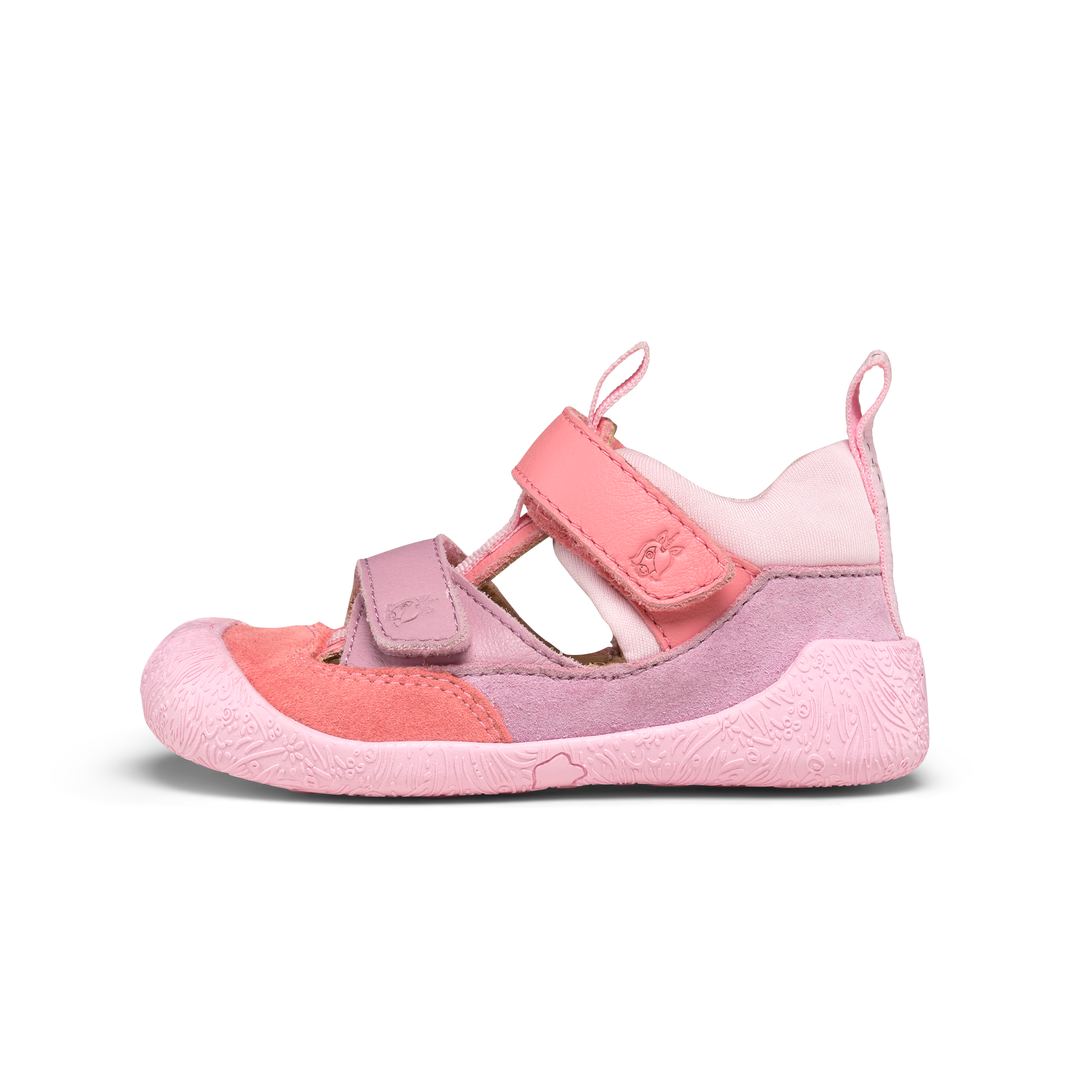Affenzahn Prewalker Leather Freely barfodssko til børn i farven Unicorn, detalje