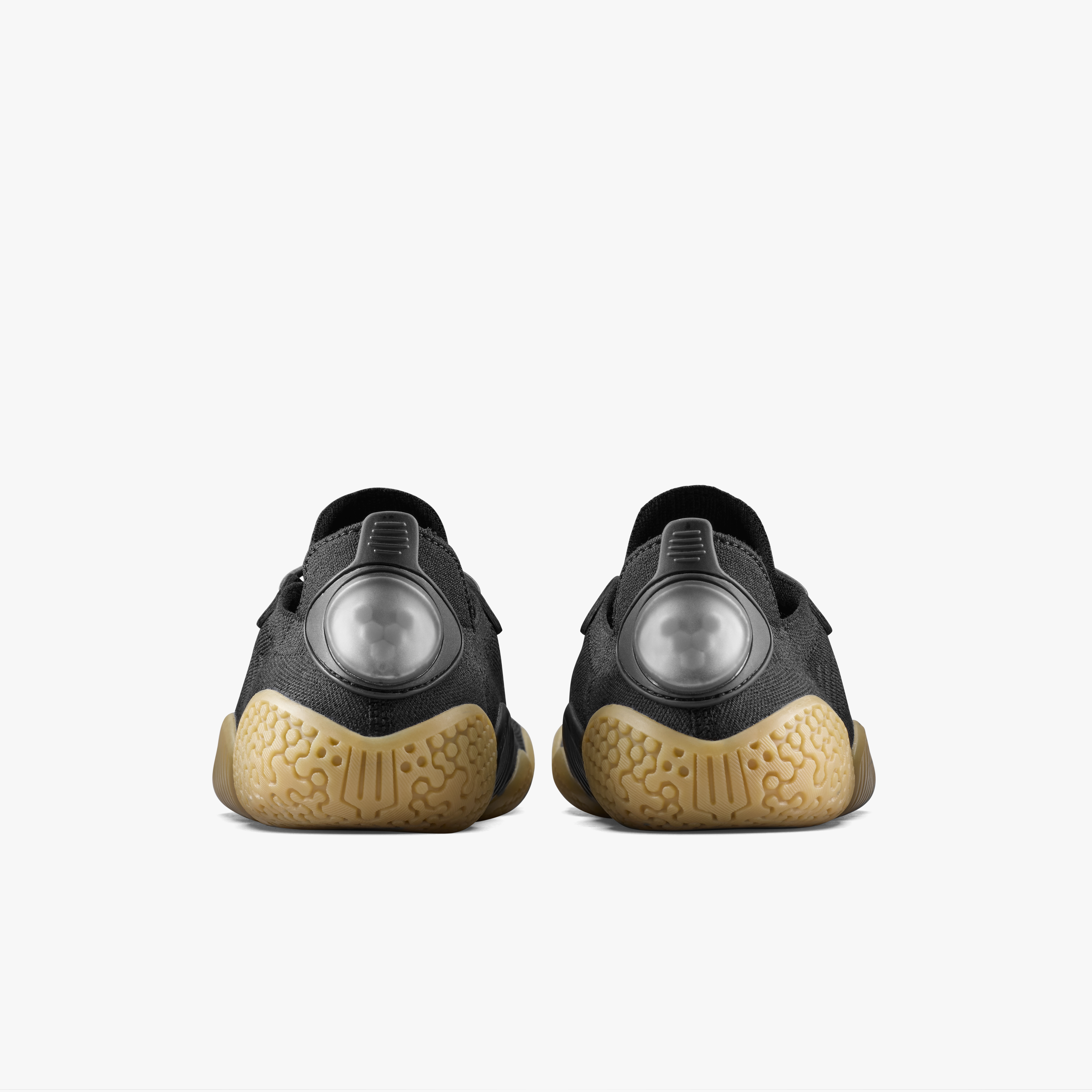 Vivobarefoot Motus Flex Natural Womens Obsidian - Back view