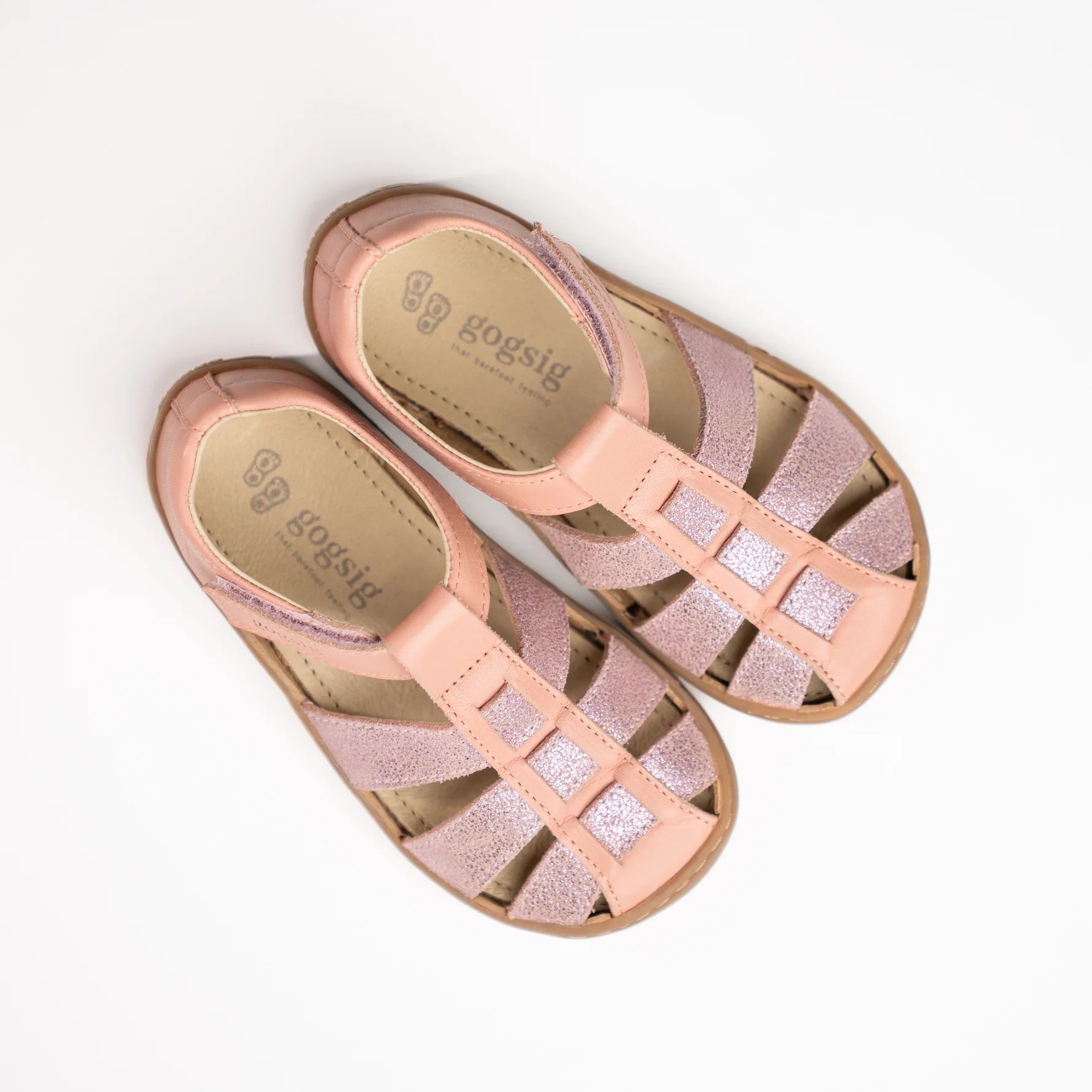 Gogsig Laura – Pale Pink Glitter