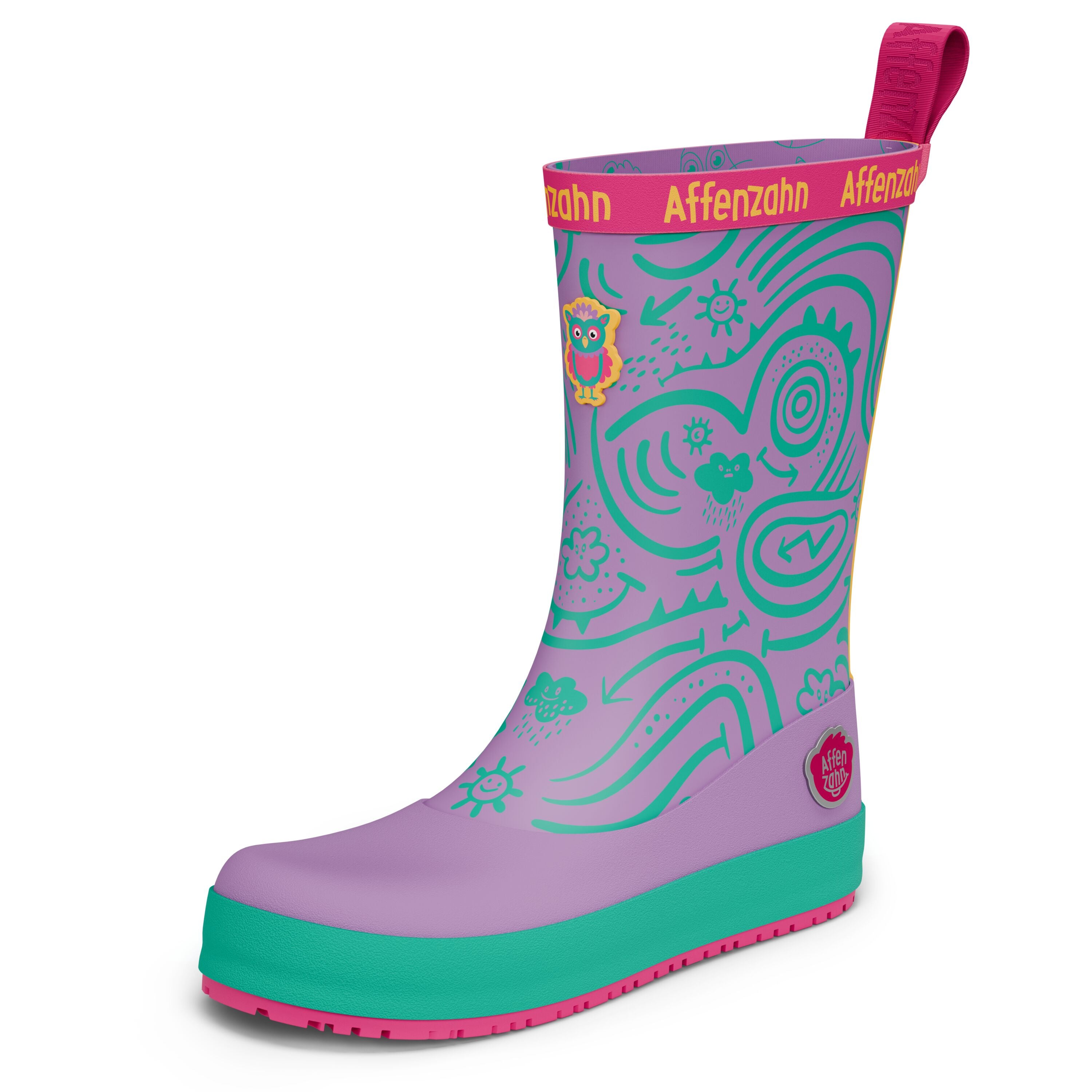 Affenzahn Rainboot Vegan Plashy – Owl