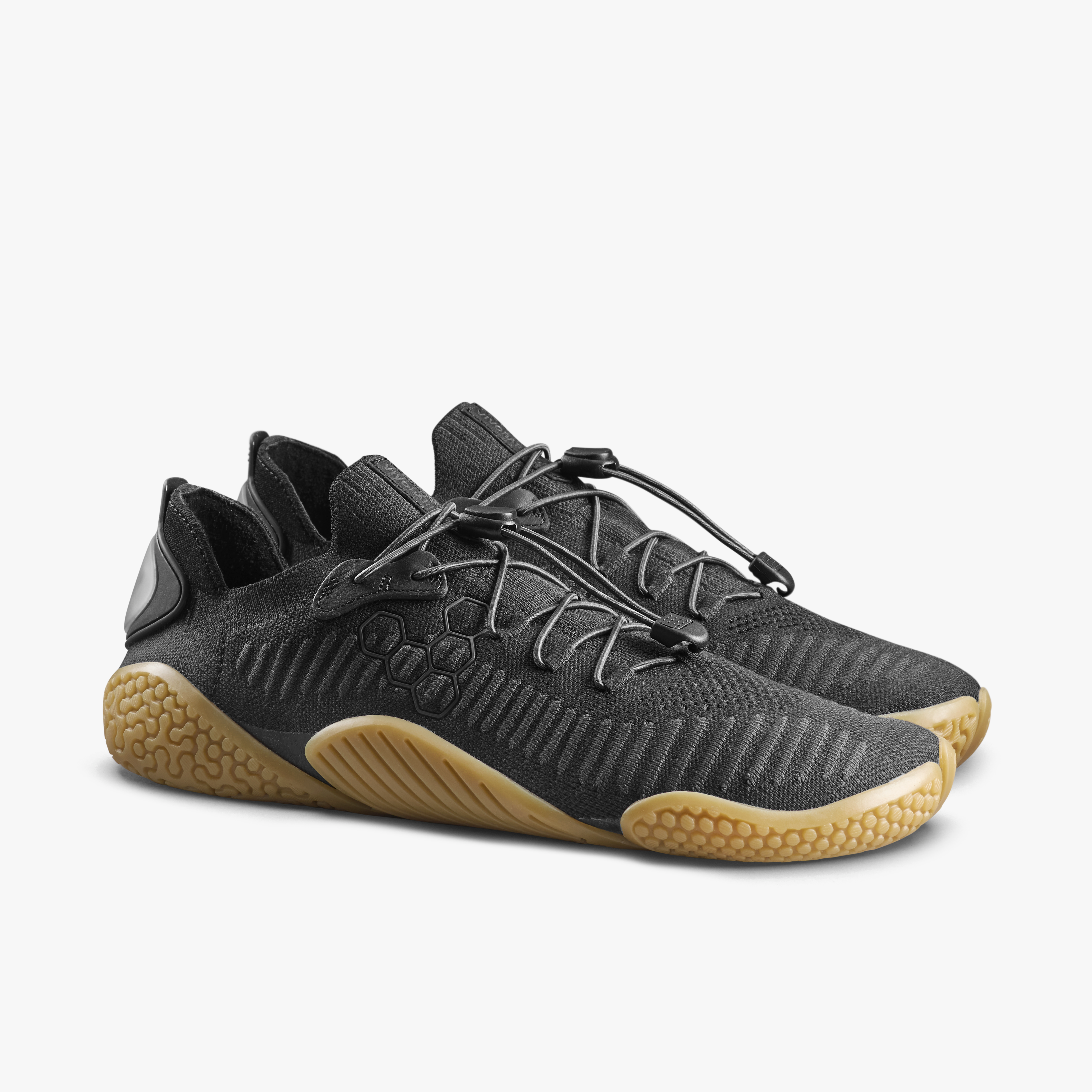 Vivobarefoot Motus Flex Natural Mens Obsidian - Pair view