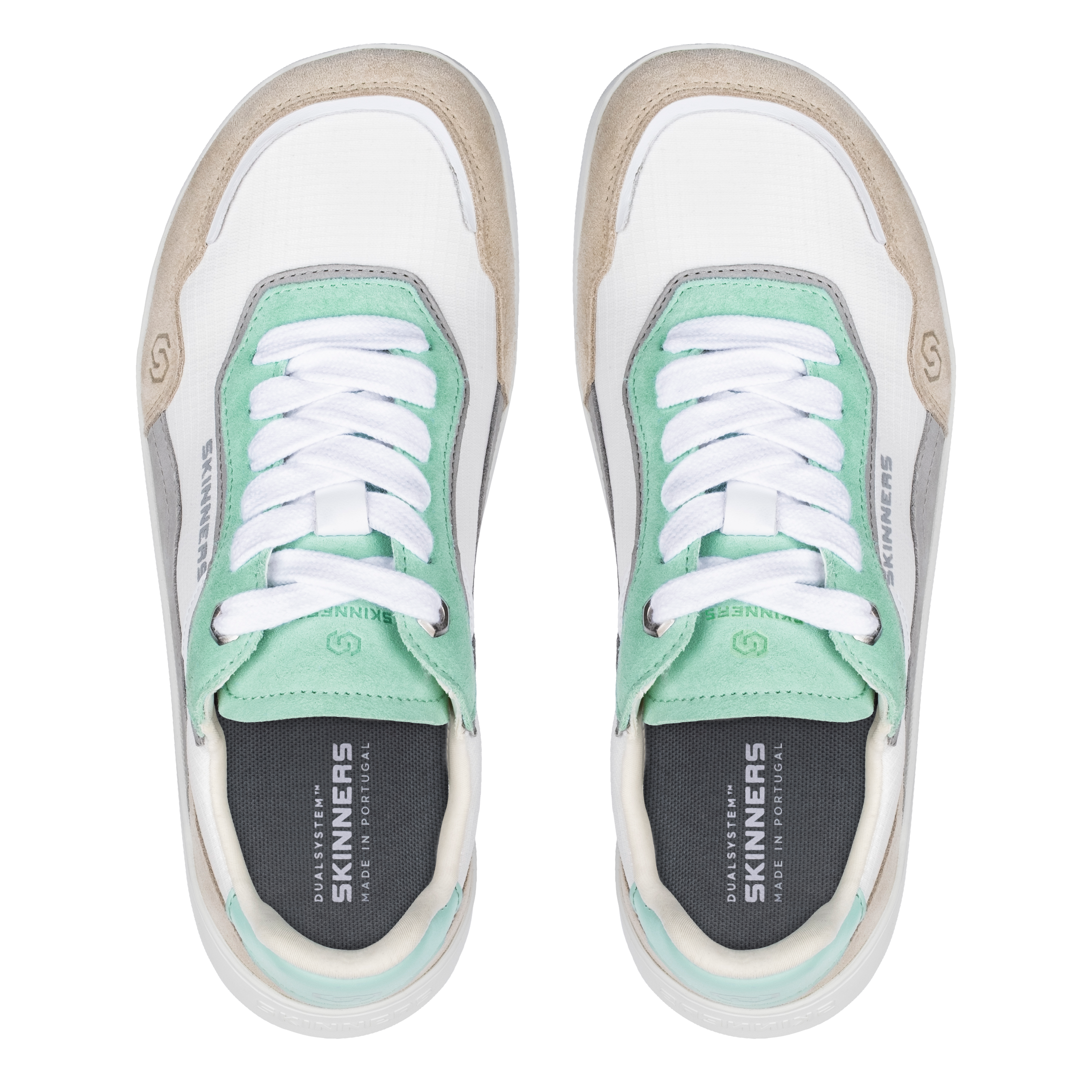 Skinners Camina – Off White/Mint