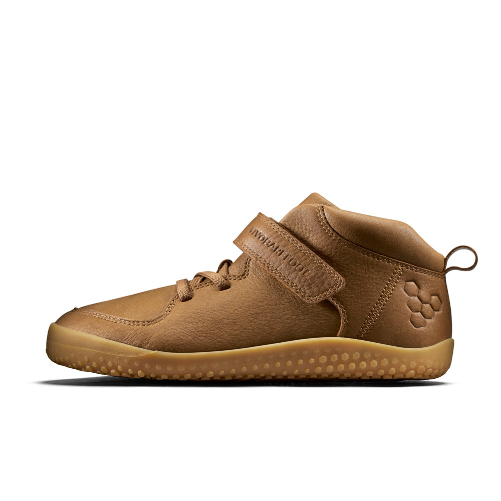 Vivobarefoot Primus Ludo Hi Winterised Juniors – Acorn