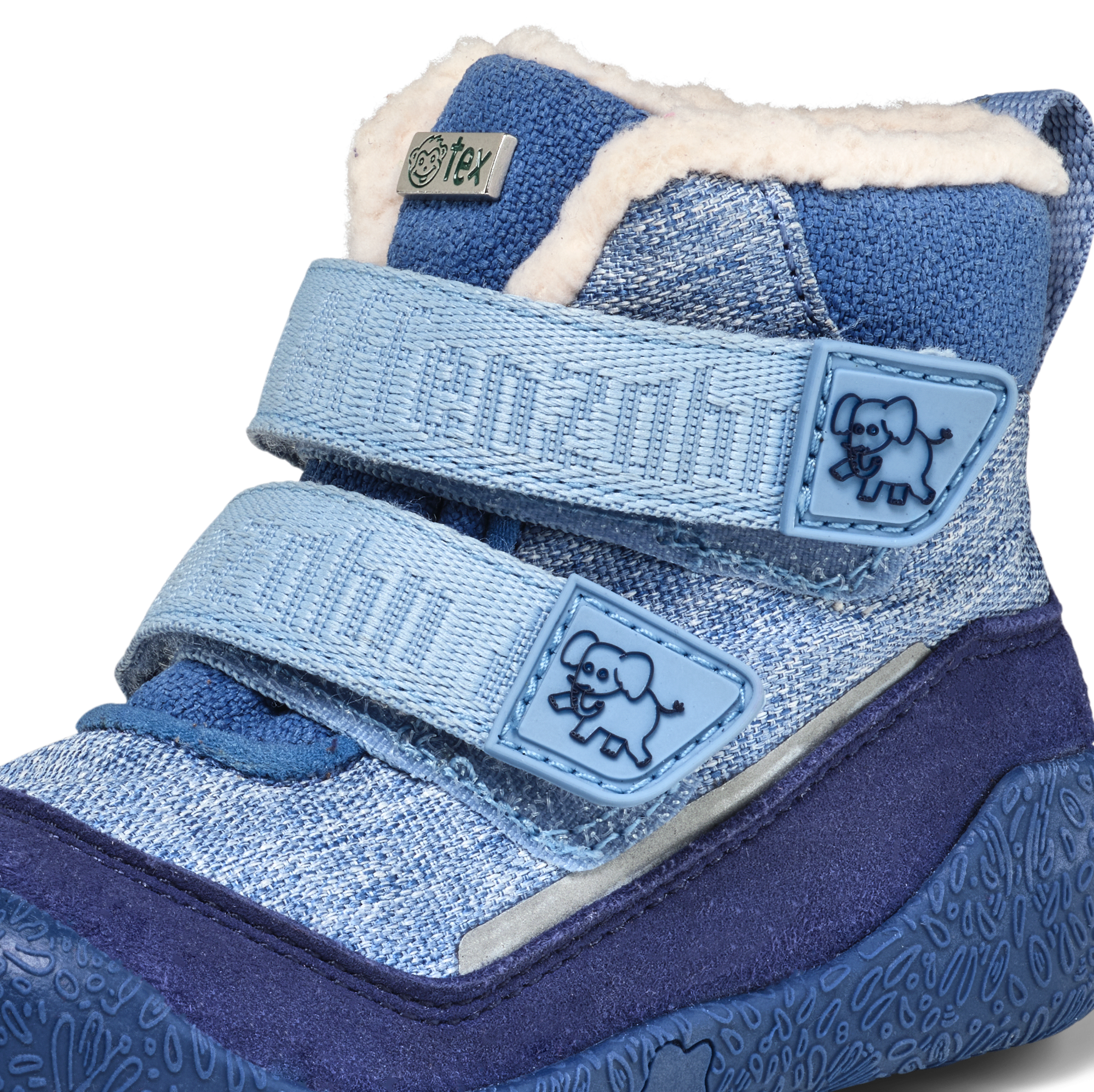 Affenzahn Prewalker Midboot Vegan Snuggy – Elephant