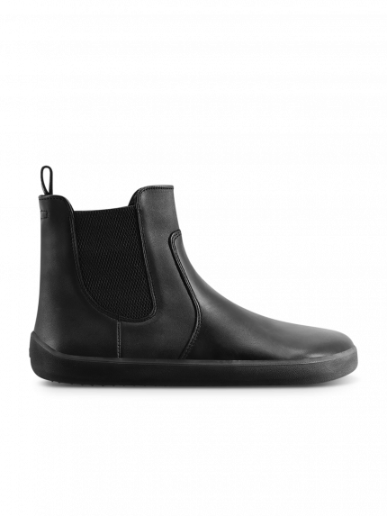 Be Lenka Entice Neo i sort nubuck-læder set fra siden