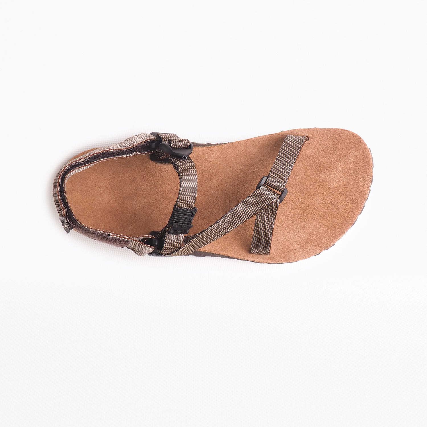 Bosky Light II Z Leather sandal in Tierra, top view