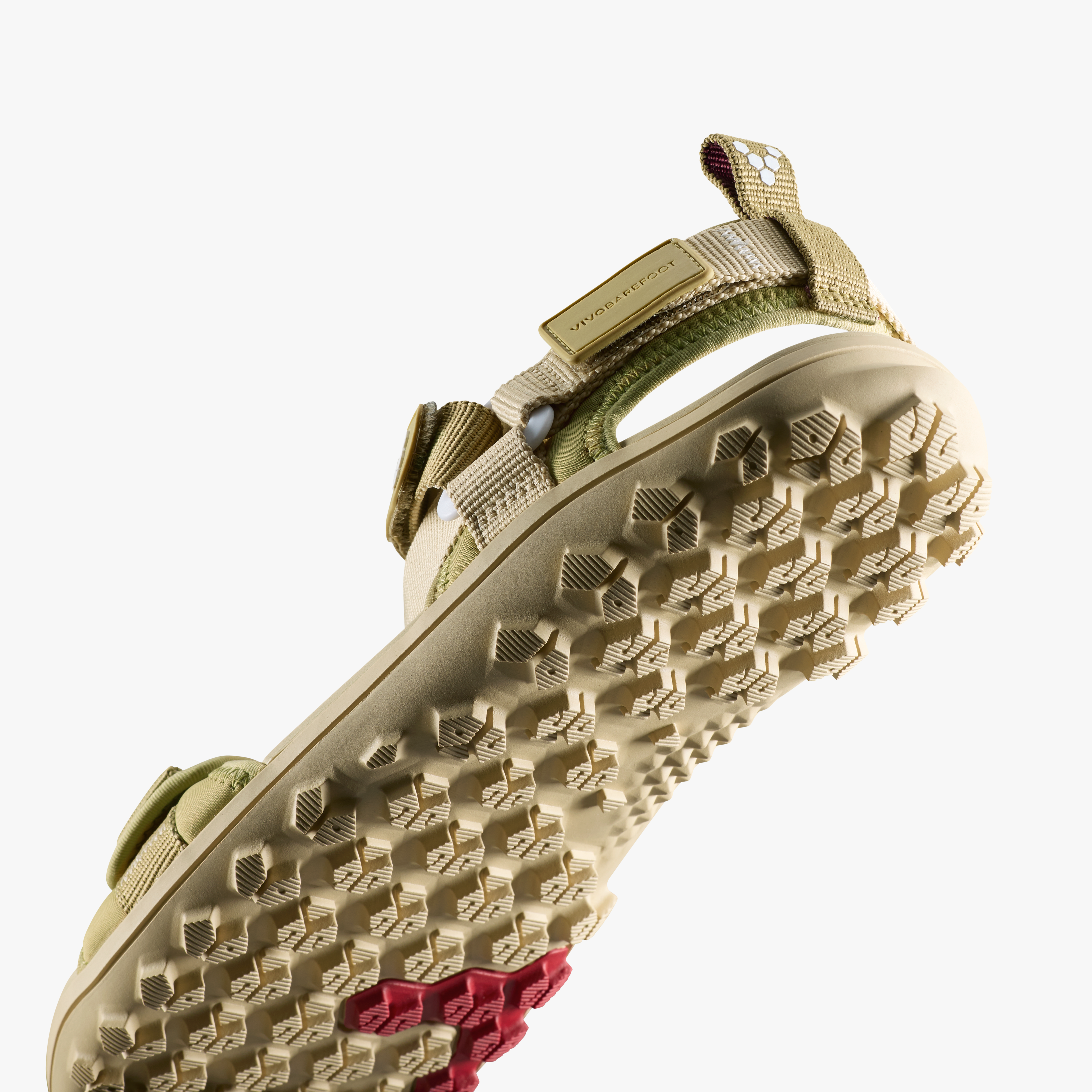 Vivobarefoot Tracker Ora Sandal Womens – Dune, nærbillede