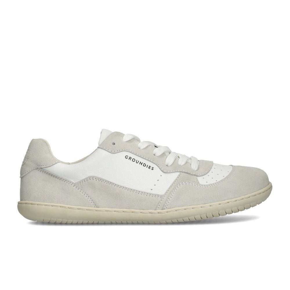 Groundies Nova GO1 Barefoot+ Men – White/Off-white