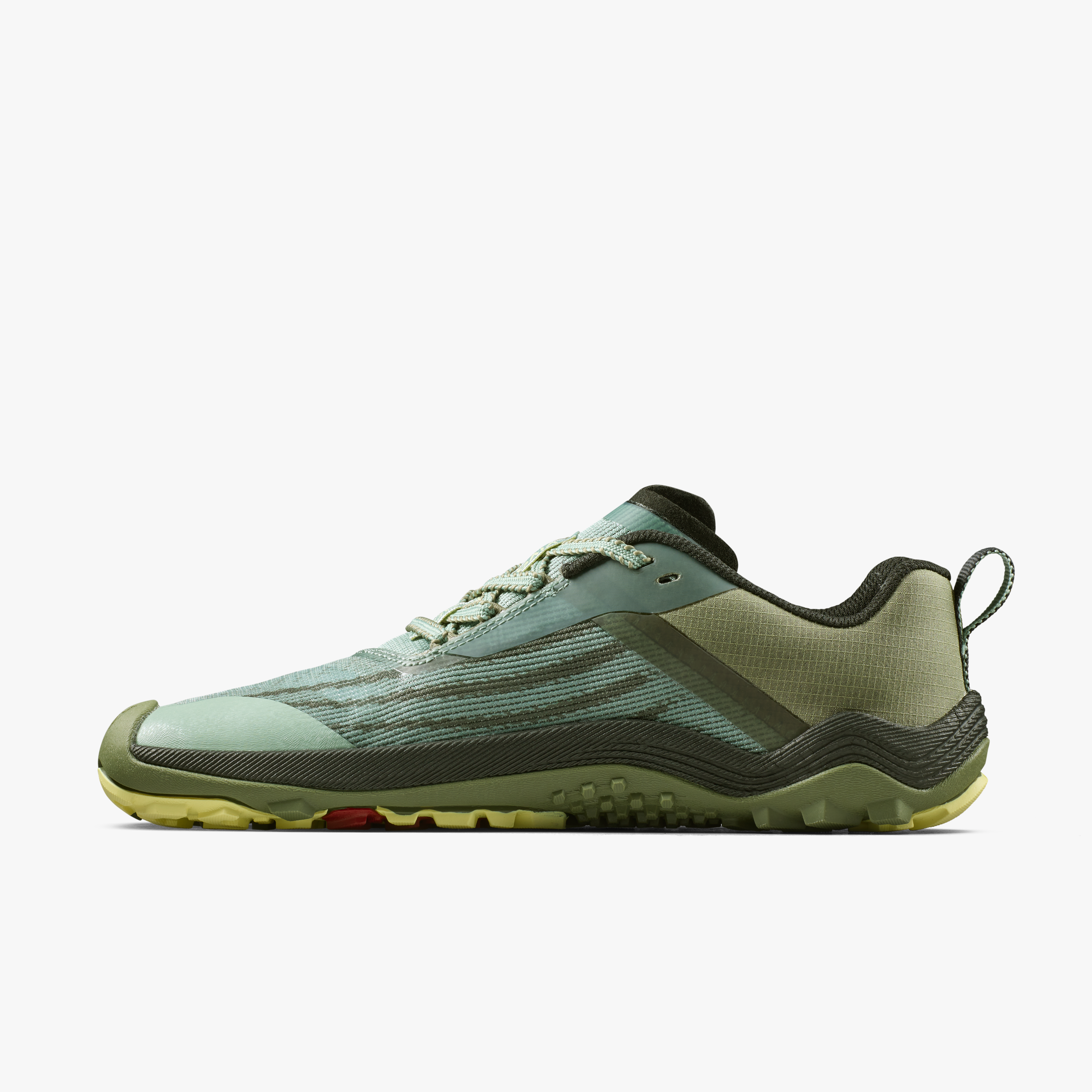 Vivobarefoot Primus Trail Flow Mens Glacial Green, indvendig