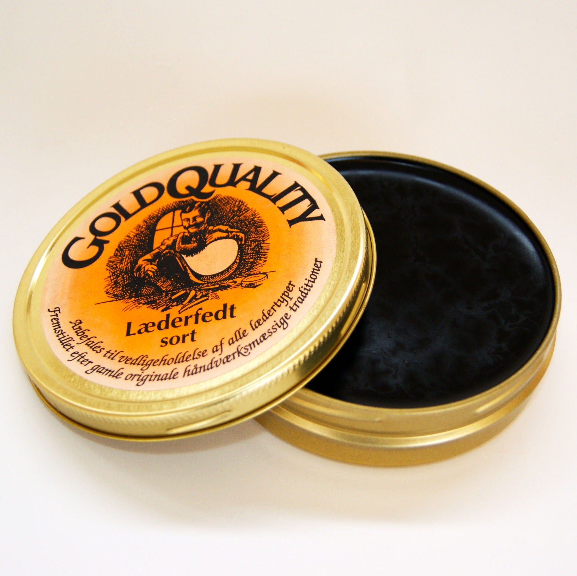 Gold Quality Læderfedt – Sort