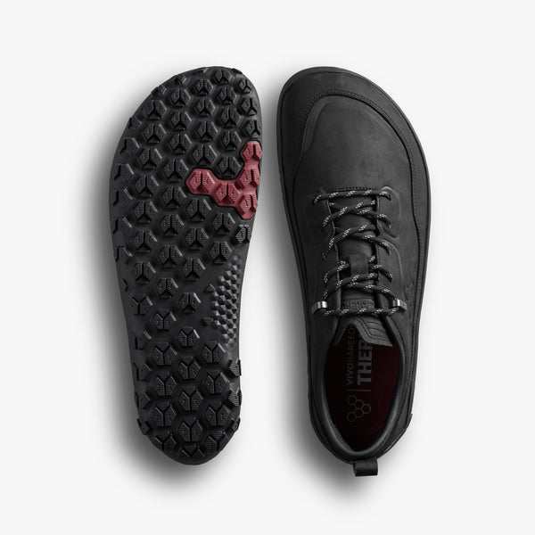 Vivobarefoot Tracker Leather AT Low II Mens – Obsidian