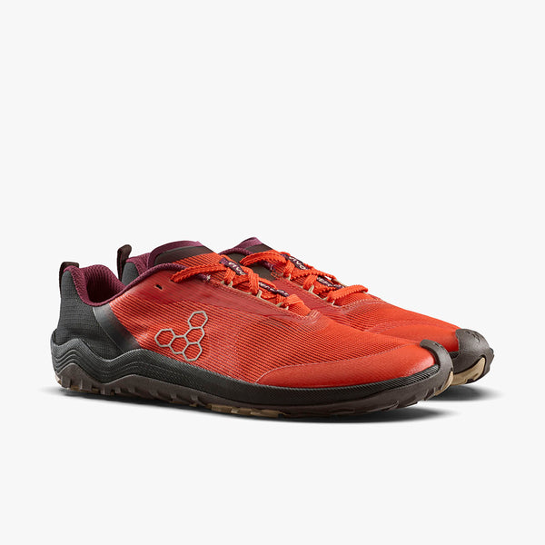 Vivobarefoot Primus Trail Flow Mens – Cherry Tomato