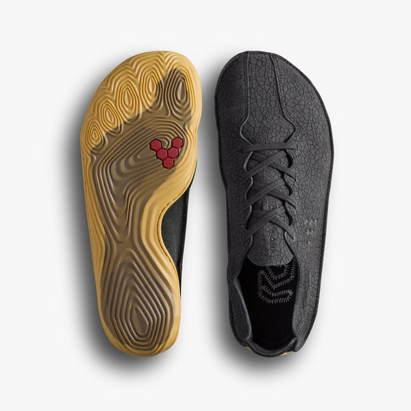 Vivobarefoot Sensus II Mens – Obsidian/Cracked Leather