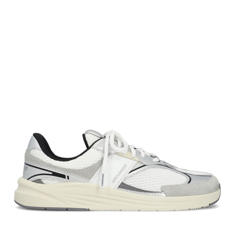 Groundies Starlite 2.0 Mens – White/Silver/Black, produktbillede