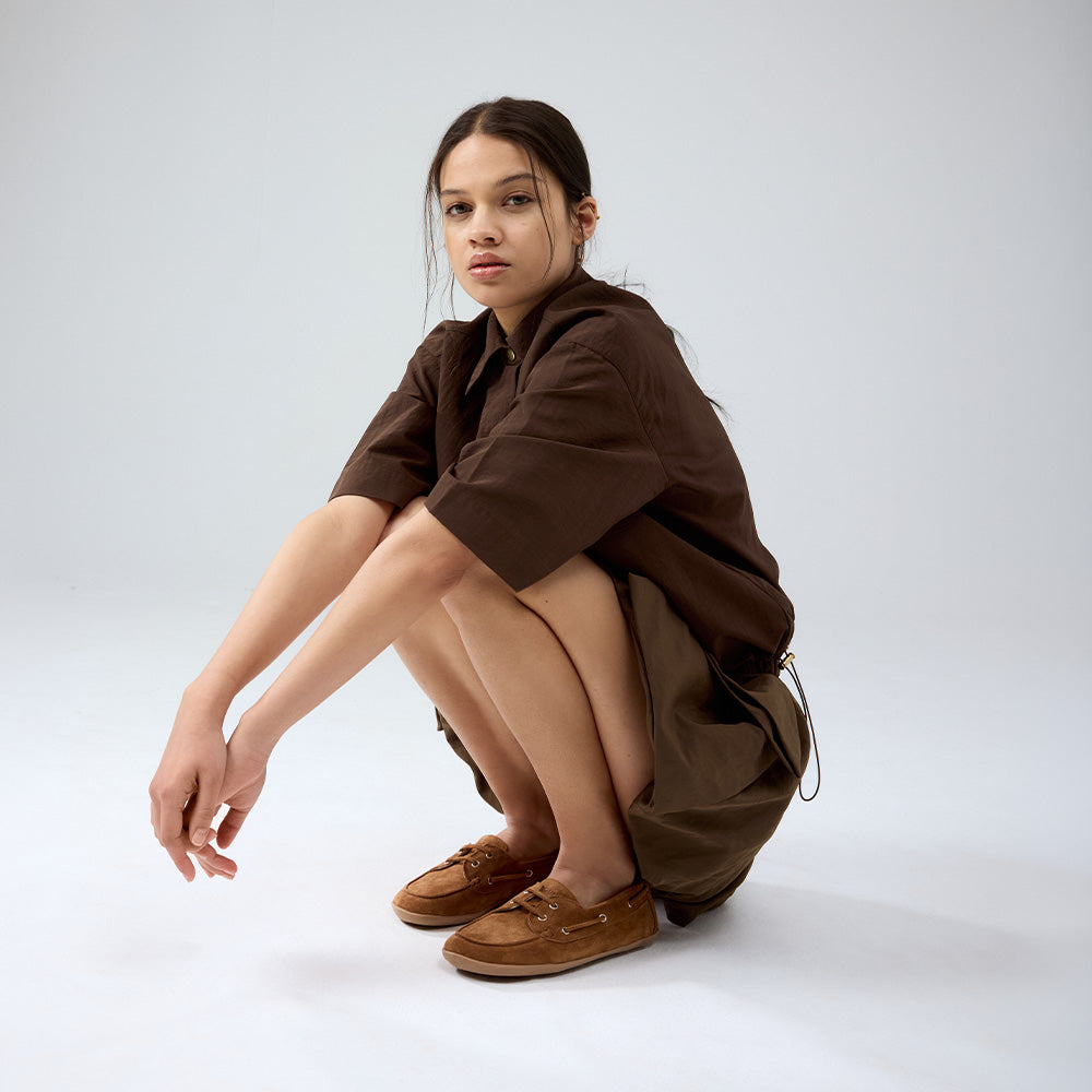 Groundies Bay Womens – Caramel, set bagfra