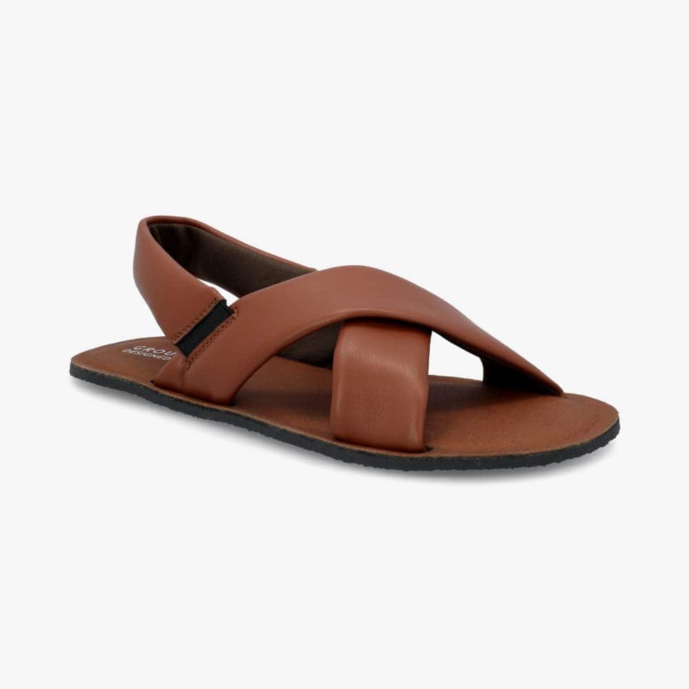 Groundies Verona Vegan Womens – Caramel, sål