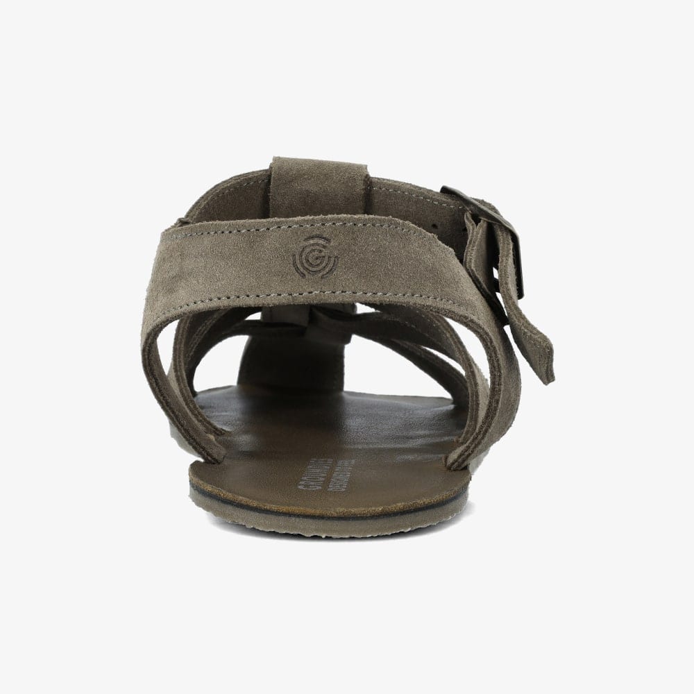 Groundies Catania Mens – Khaki, på fod
