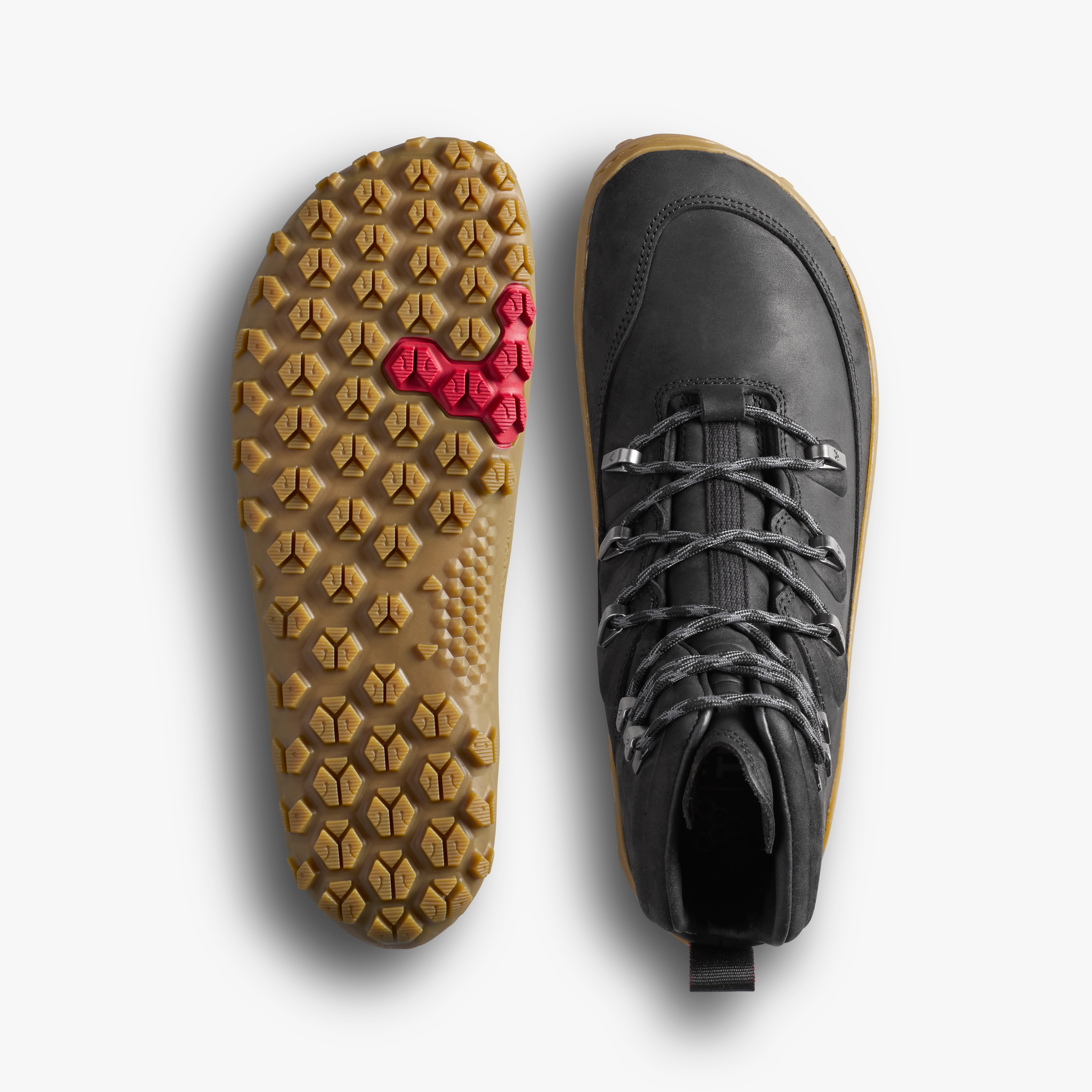 Vivobarefoot Tracker Leather AT II Womens – Obsidian, sål og top