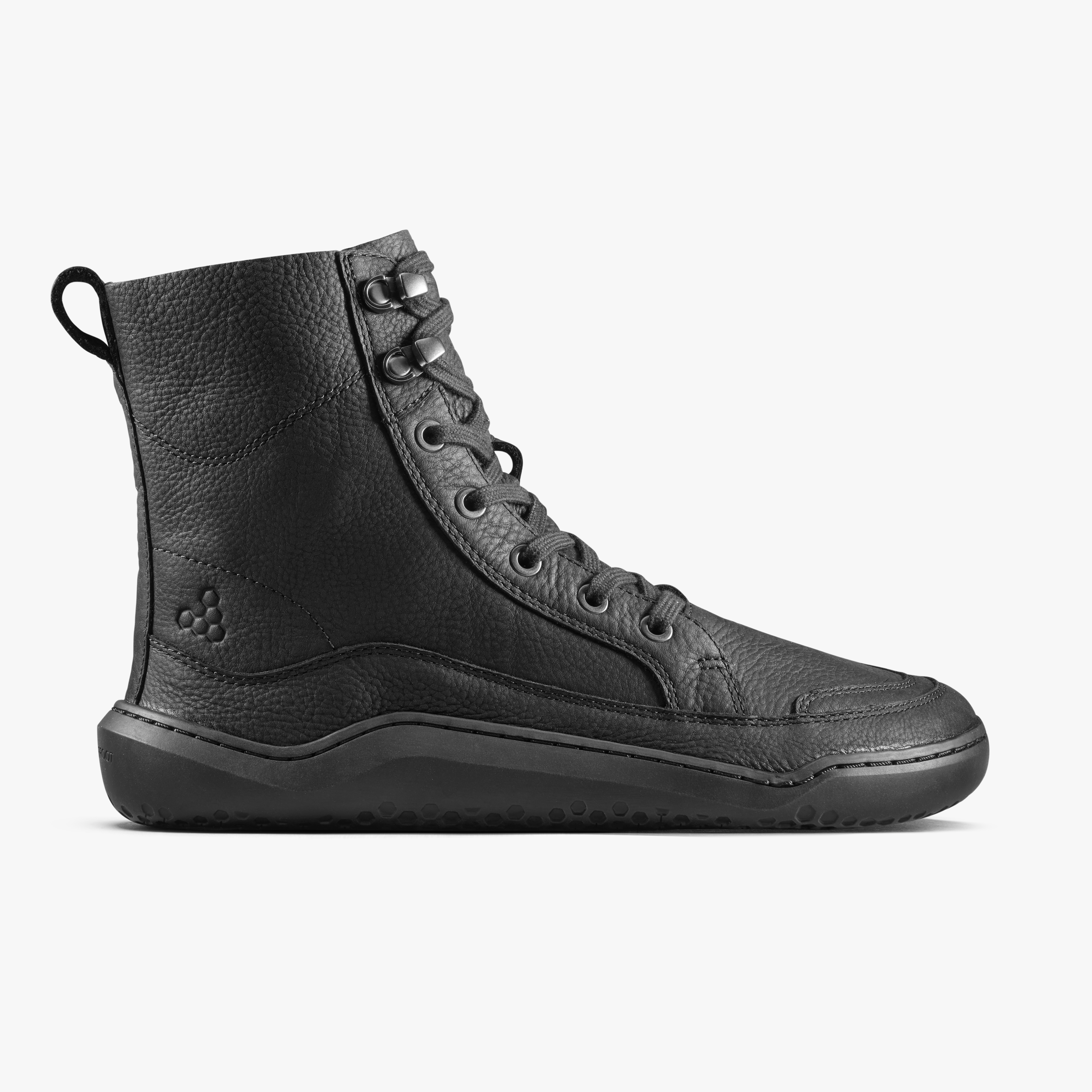 Vivobarefoot Gobi Boot II Mens barfodssko til mænd i farven obsidian, yderside