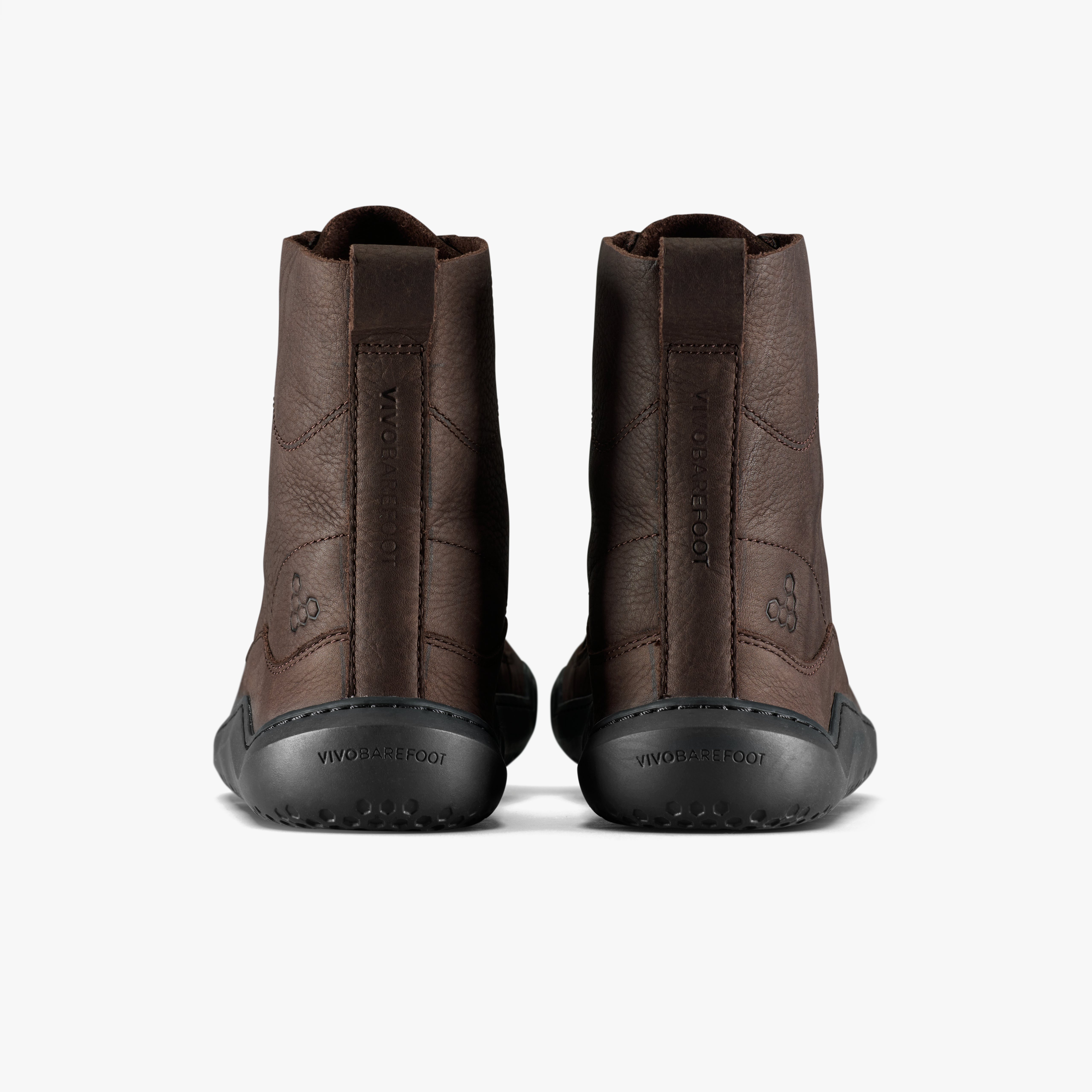 Vivobarefoot Gobi Boot II Womens barfodssko til kvinder i farven mole, bagfra