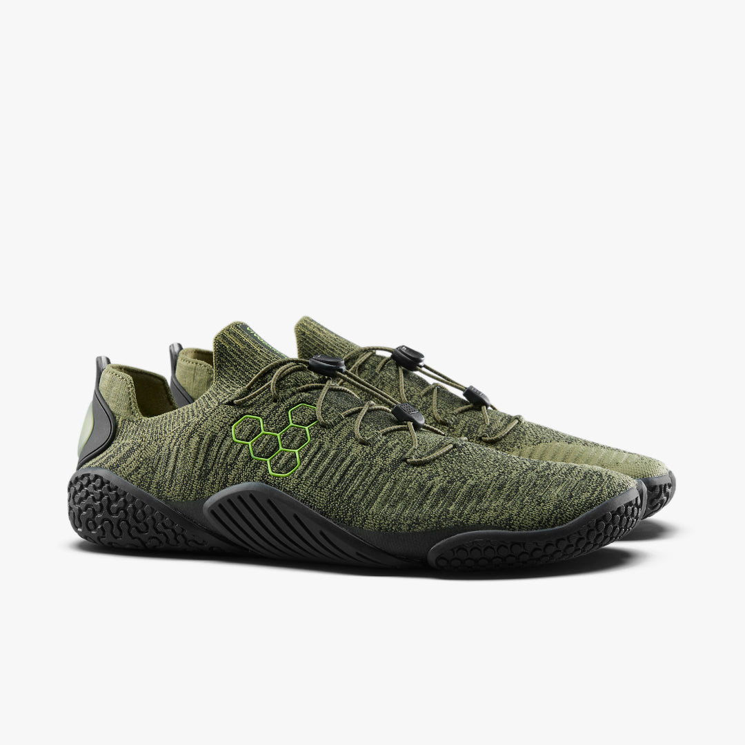 Vivobarefoot Motus Flex Womens - Forest Green / Acid Lime