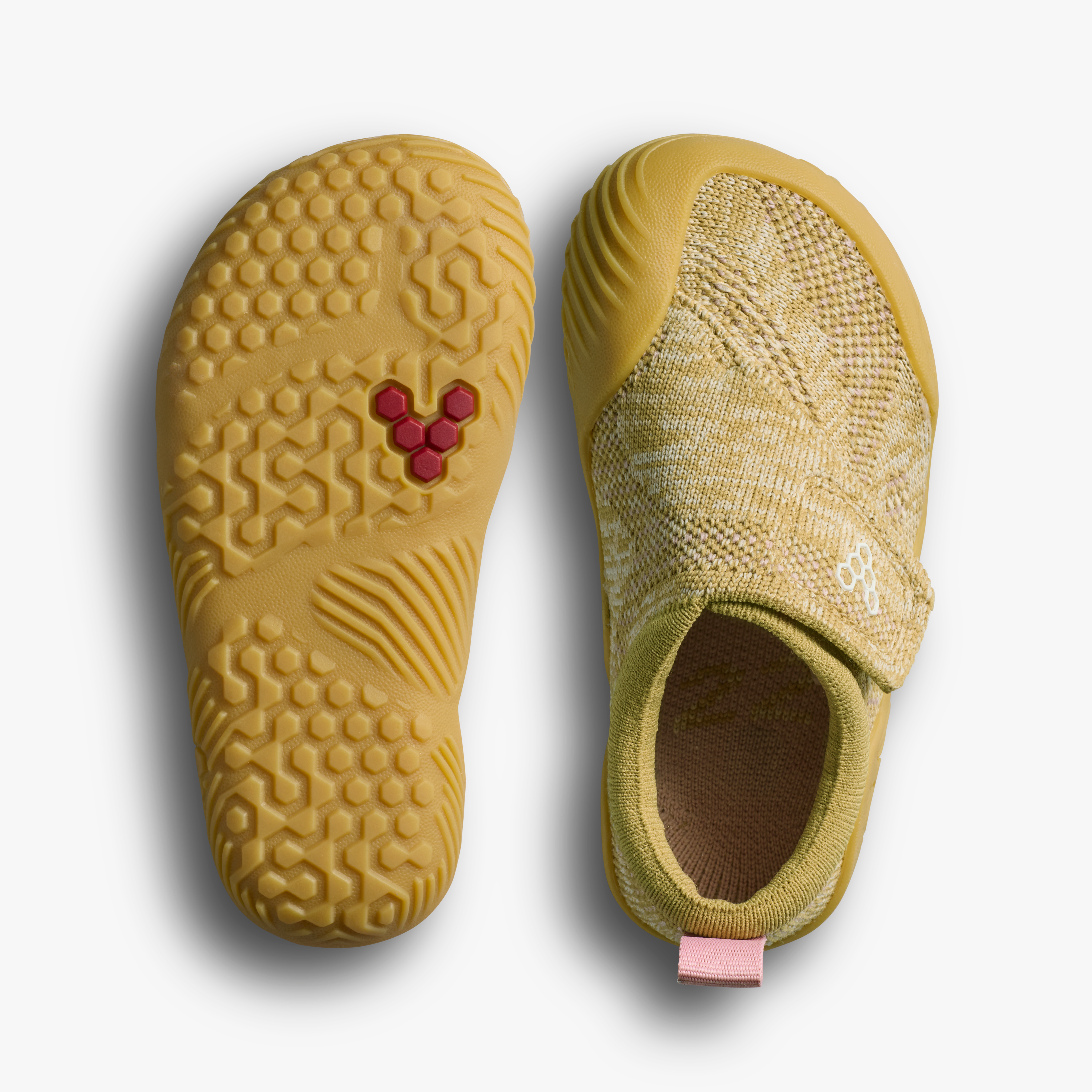 Vivobarefoot Motus Knit Toddlers barfodssko til børn i farven wood, sål og top