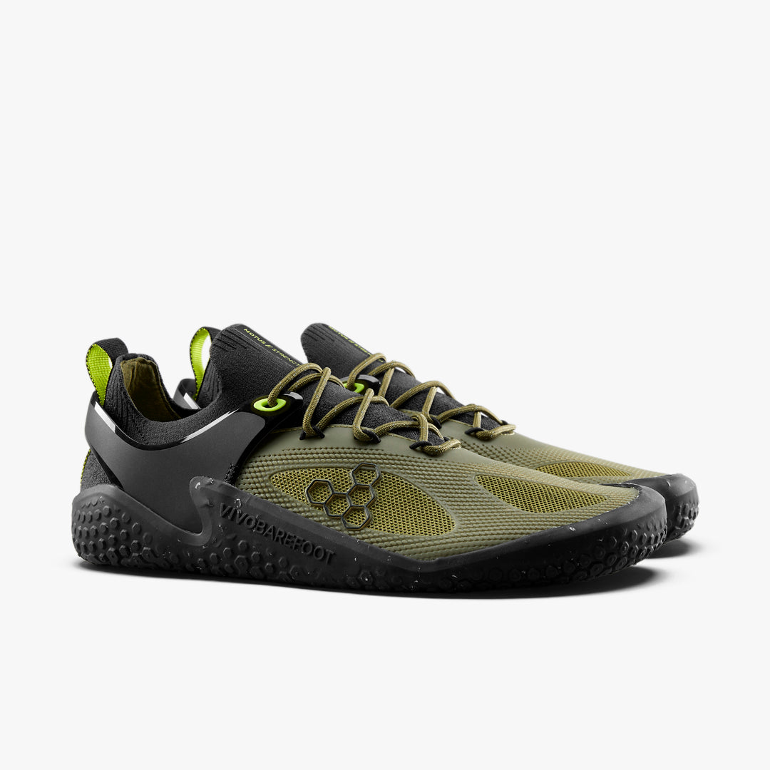 Vivobarefoot Motus Strength Uomo – Forest Green/Acid Lime