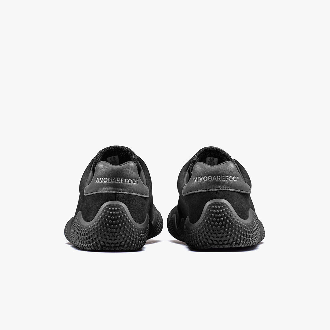 Vivobarefoot Motus Studio Sneaker Leather Mens – Obsidian
