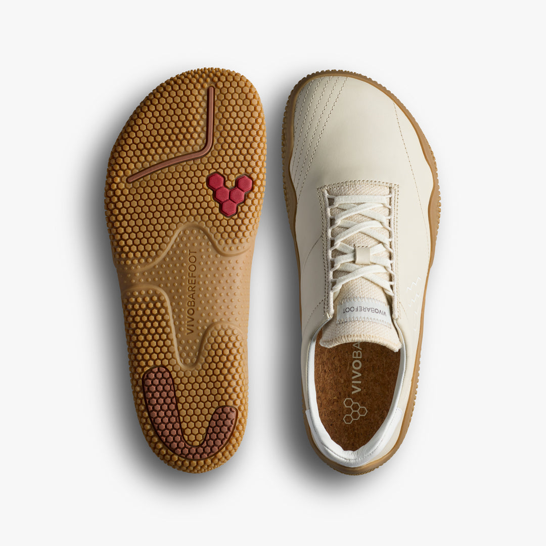Vivobarefoot Motus Studio Sneaker Leather Womens – Sand
