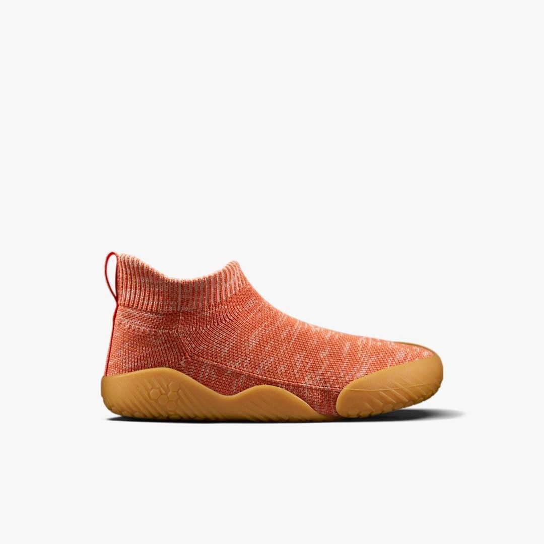 Vivobarefoot Pluma Knit Preschool – Terracotta