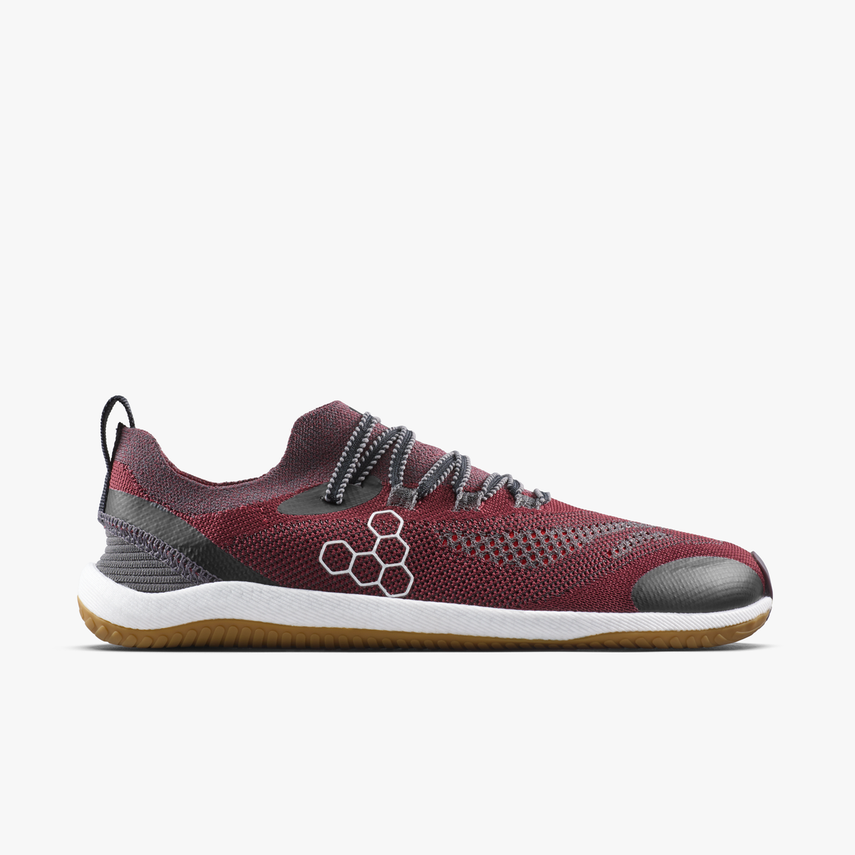 Vivobarefoot Primus Flow Knit barfodssko til mænd i Chocolate Truffle, set fra ydersiden