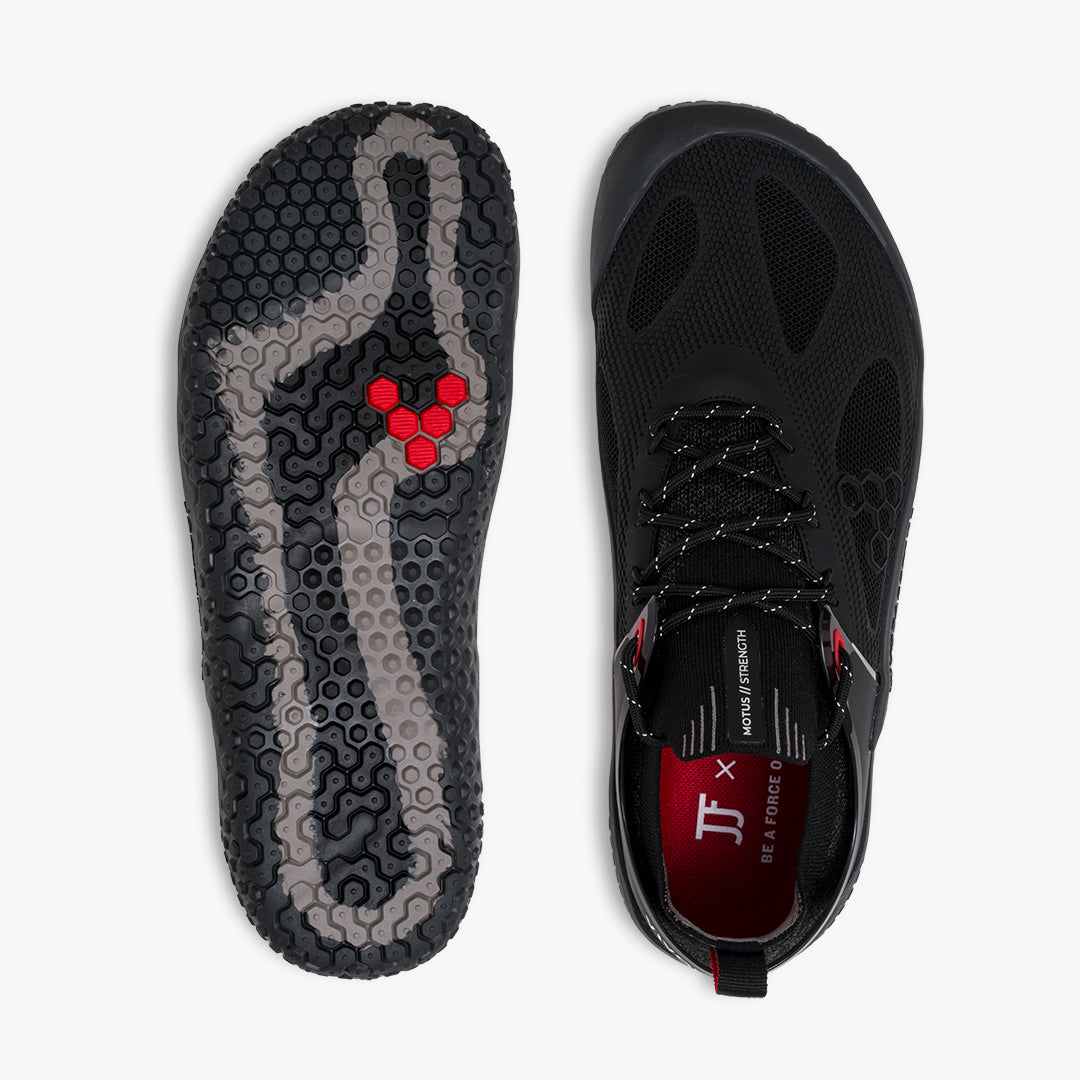 Vivobarefoot x JJF Motus Strength Mens – Obsidian/Dark Shadow