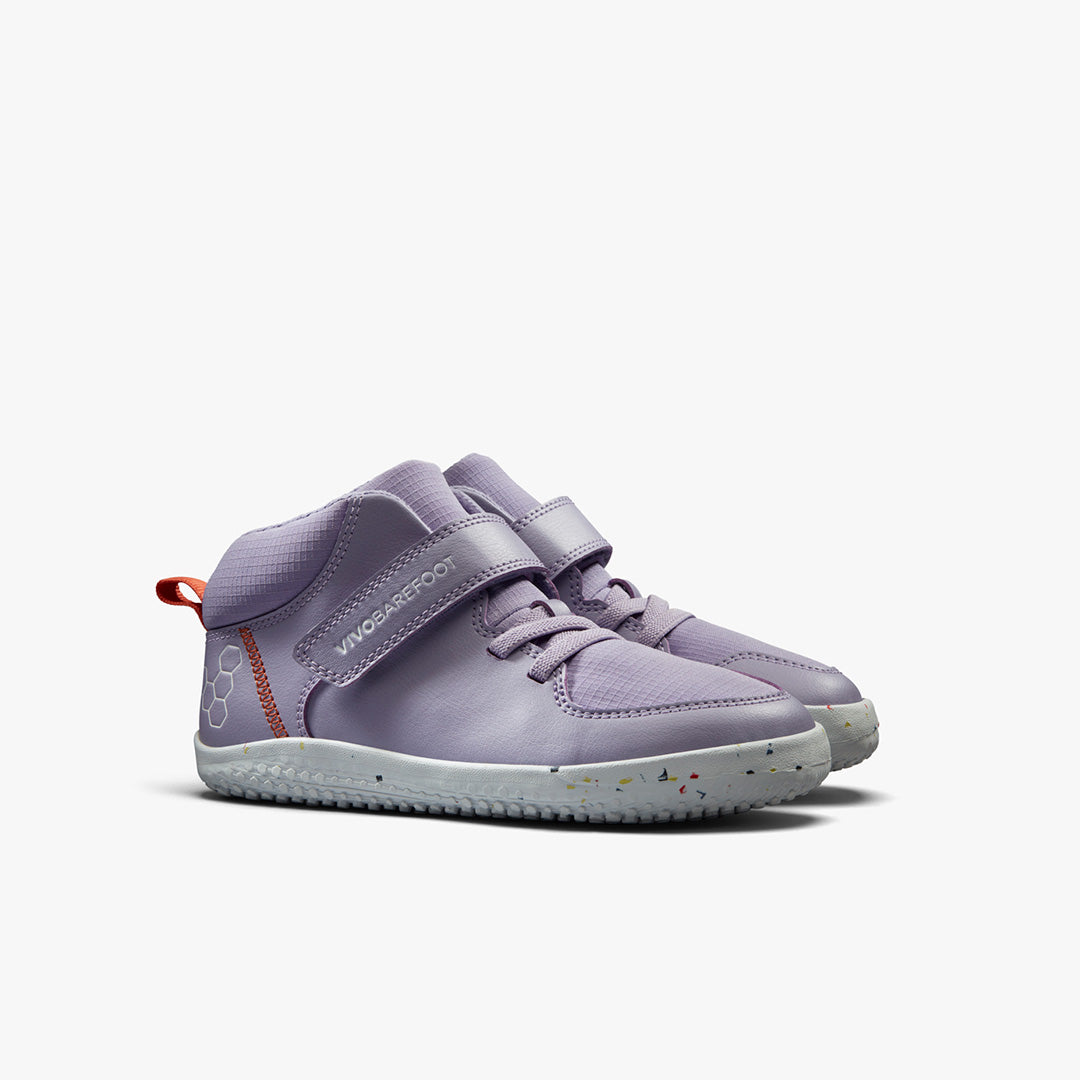 Vivobarefoot Primus Ludo Hi Kids – Lilac