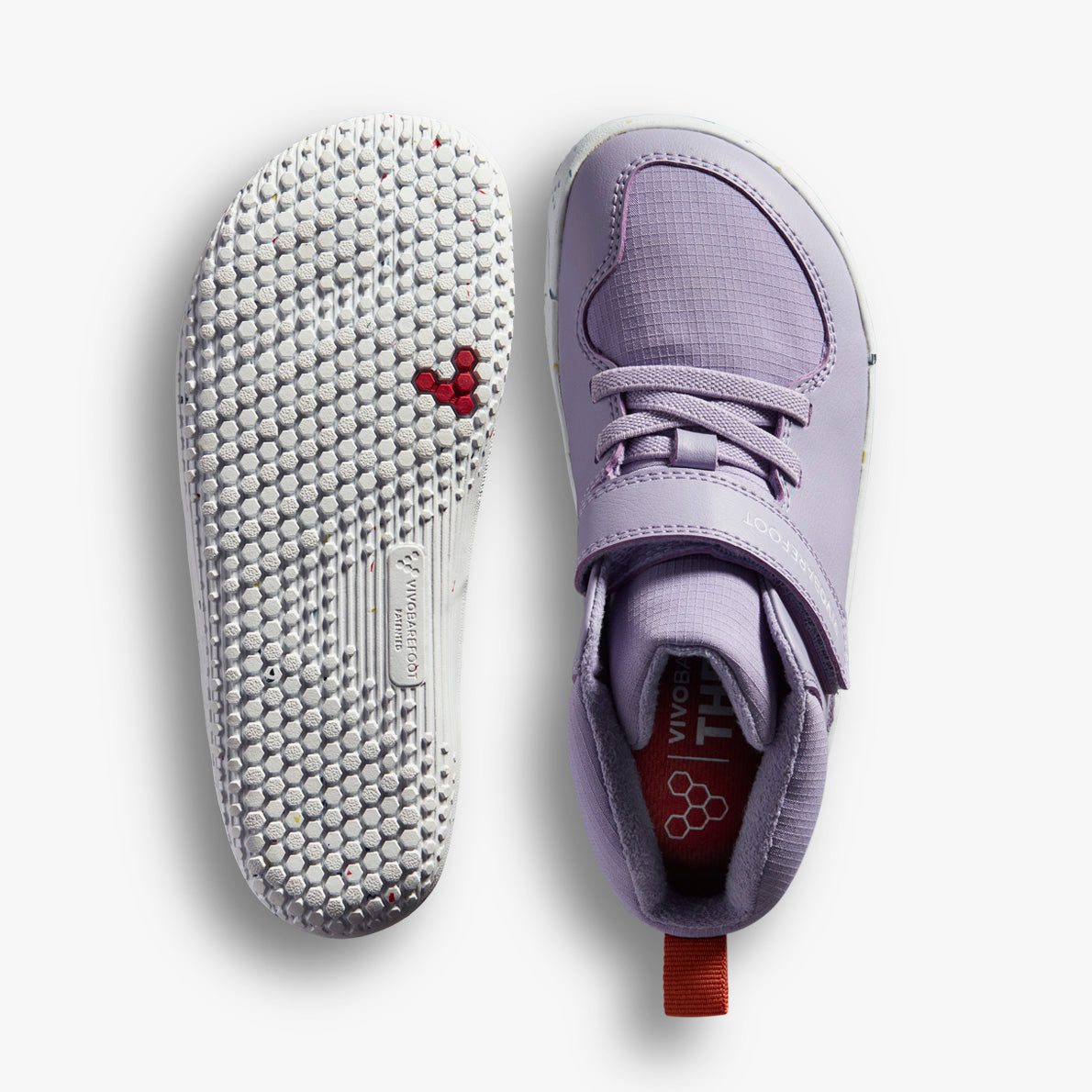 Vivobarefoot Primus Ludo Hi Kids – Lilac