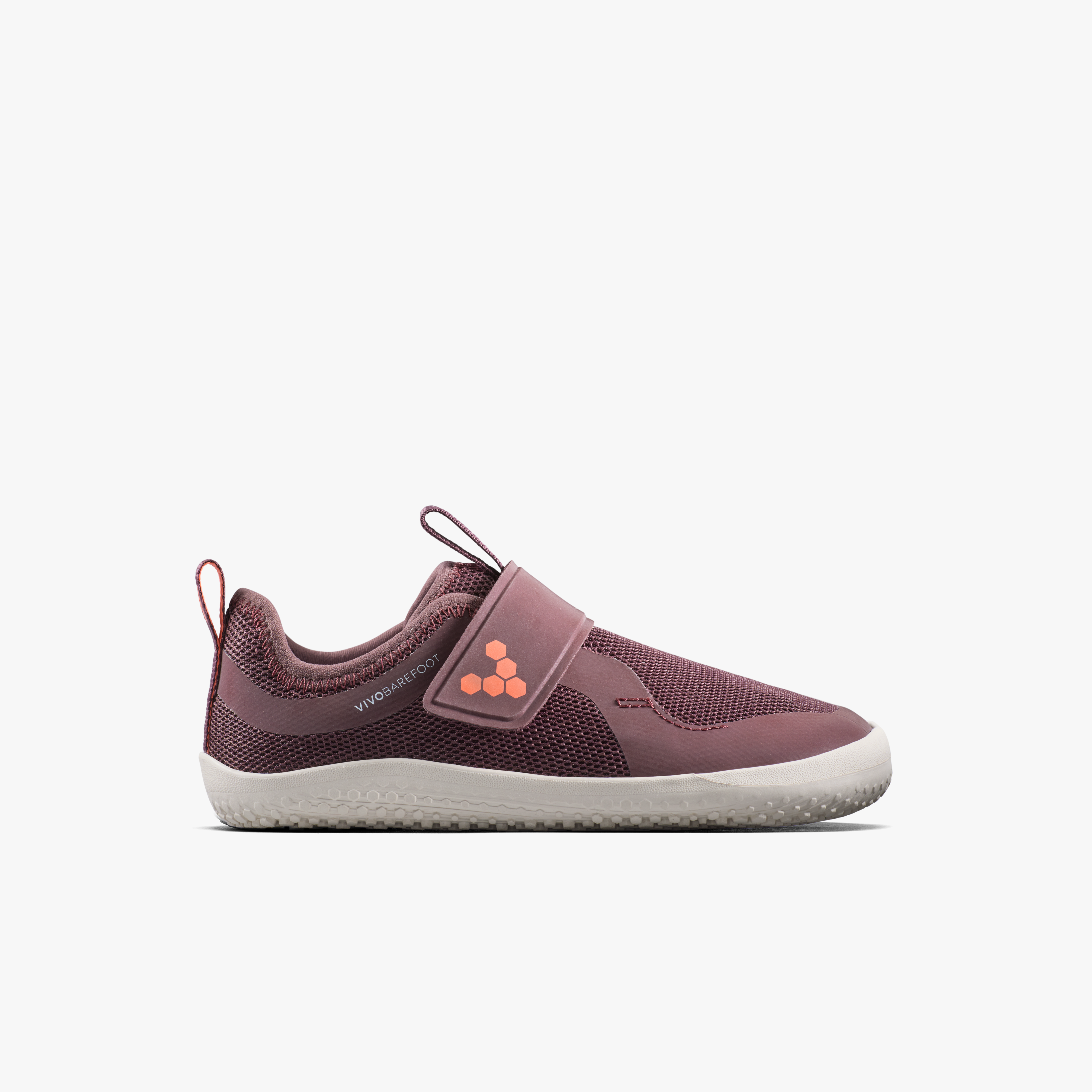 Vivobarefoot Primus Sport IV Kids barfodssko til børn i farven huckleberry, yderside
