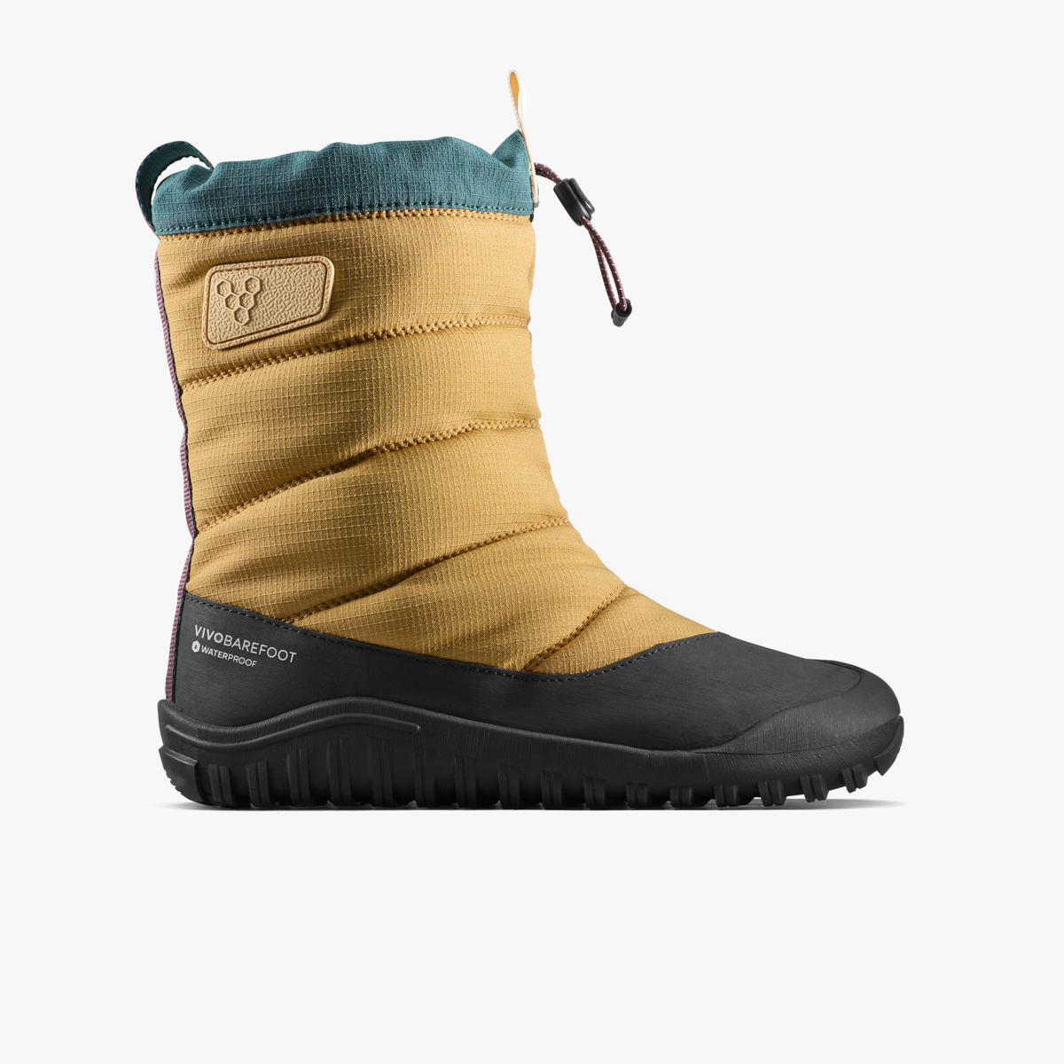 Vivobarefoot Tracker Boot AT Juniors barfodsstøvle til børn i Wood set fra ydersiden