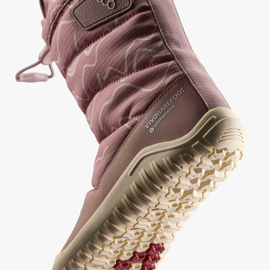 Vivobarefoot Tracker Boot AT Kids – Twilight Mauve