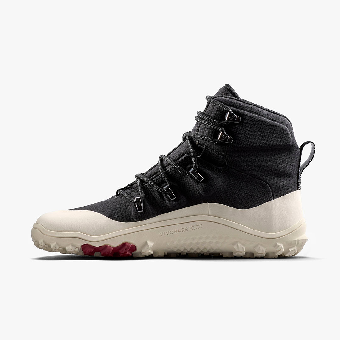 Vivobarefoot Tracker Textile AT Mens – Obsidian/White