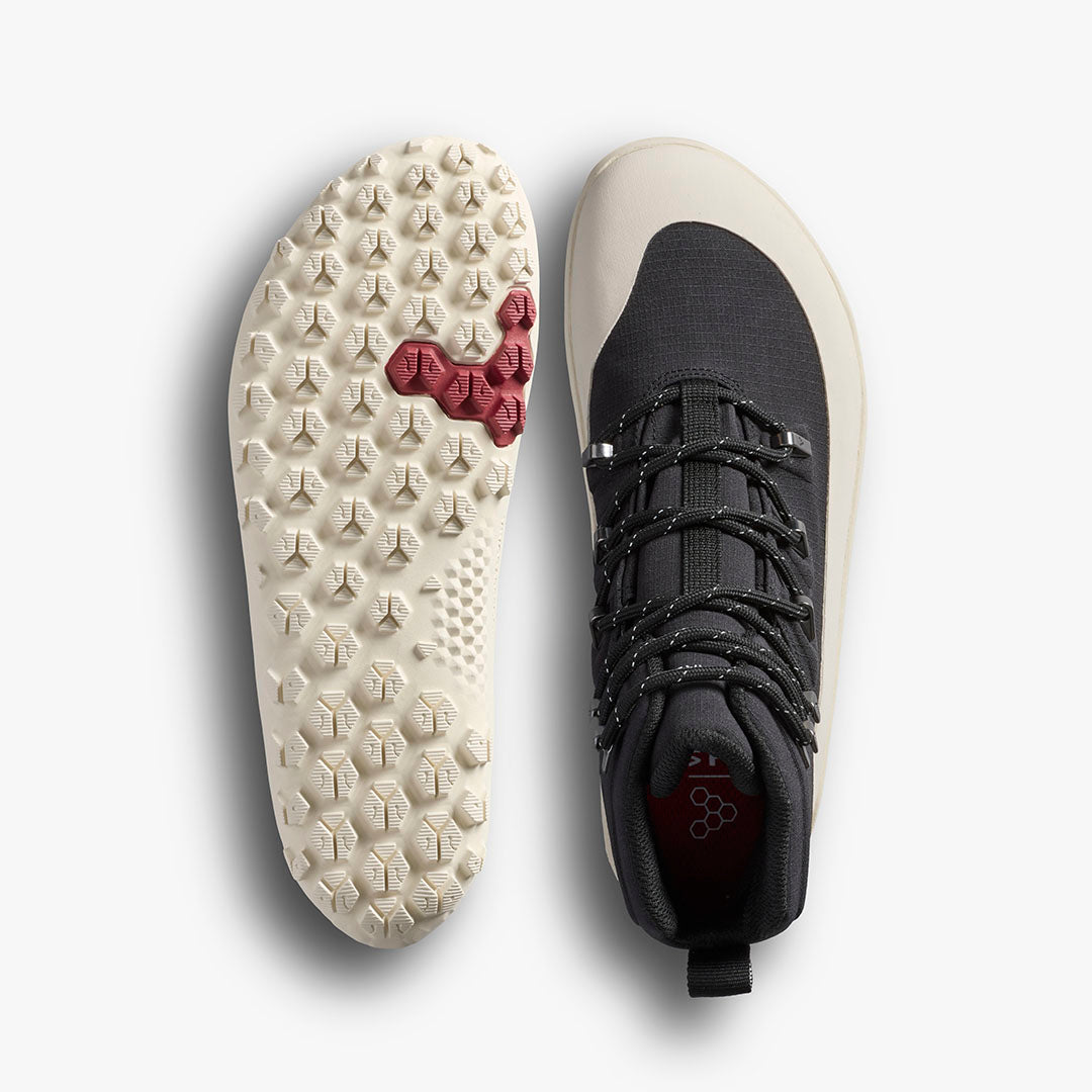 Vivobarefoot Tracker Textile AT Womens – Obsidian/White